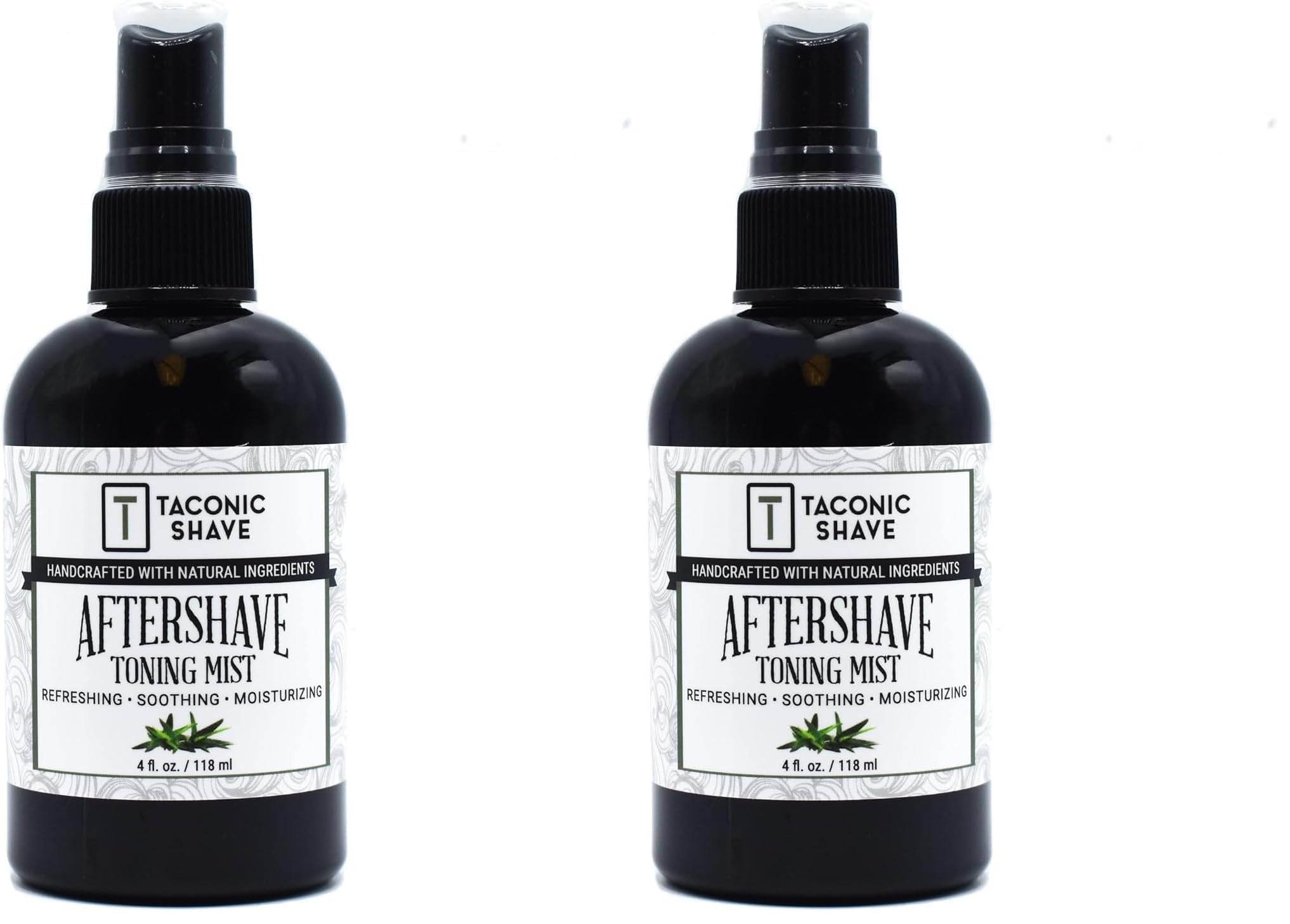 Taconic Shave All Natural Aftershave and Toning Mist - Alcohol Free - Soothes and Calms Skin (Pack of 2)