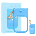taessv Hand Sanitizer Case for Touchland – Silicone Keychain Holder for Power Mist, Gentle Mist, Glow Mist (Sky Blue)