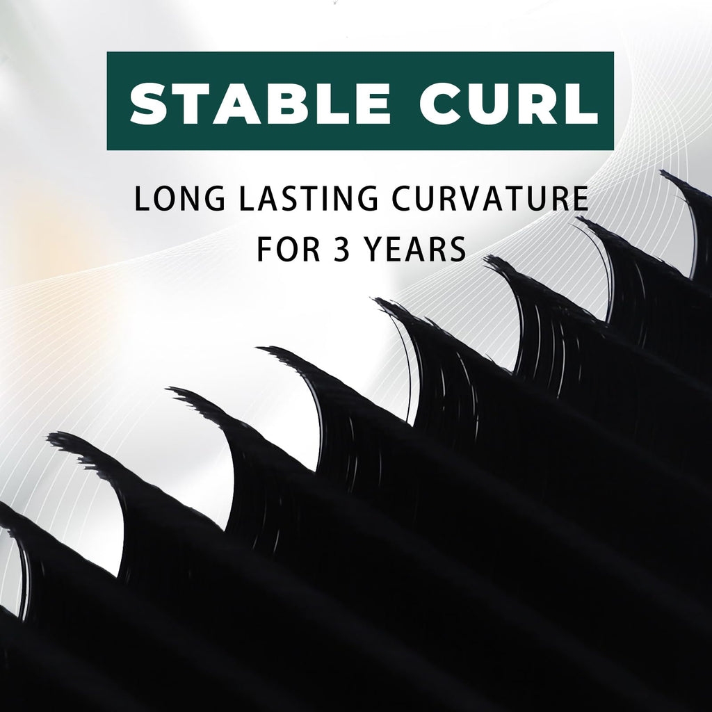 TAFFEAY Cashmere Classic & Volume Lash Extensions – 0.03–0.15mm, 8–20mm, 16-Row Tray (CC, C, D, B, J Curl)