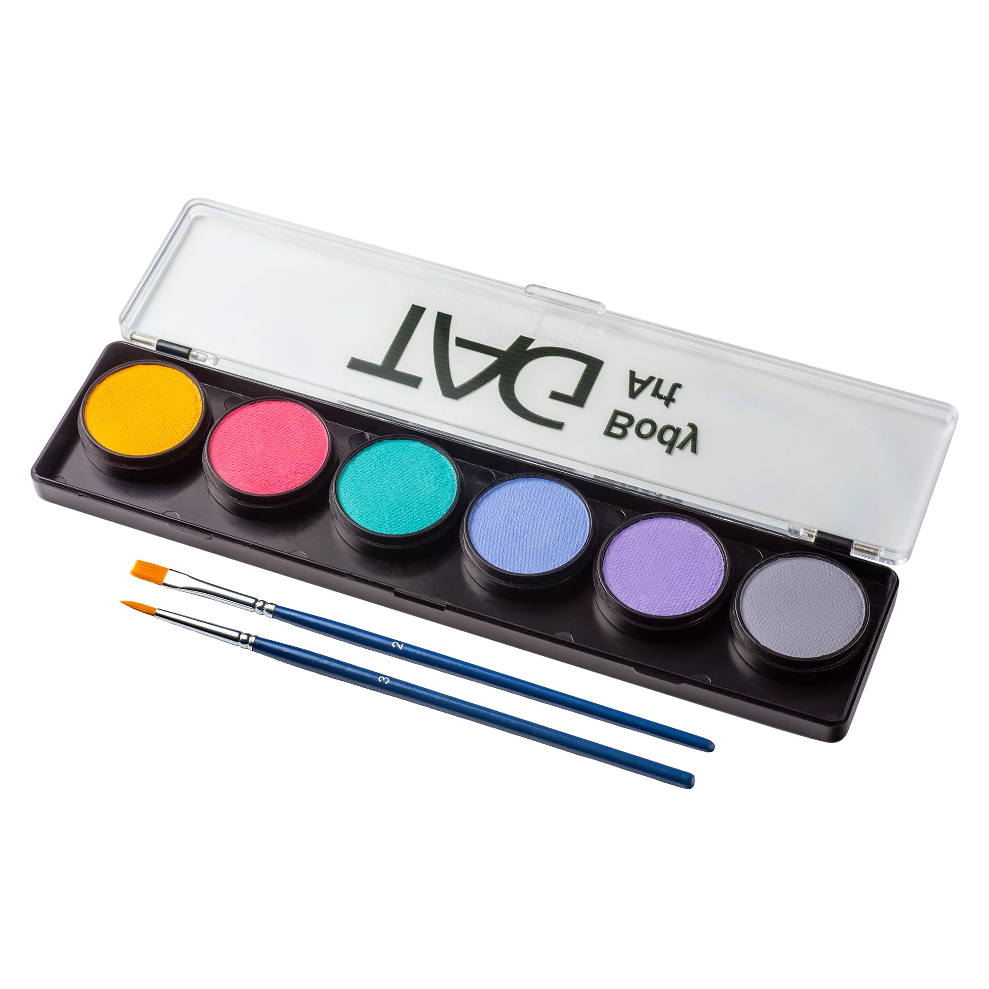 TAG Professional Face & Body Paint Pastel Palette – 6x10g (Non-Toxic)