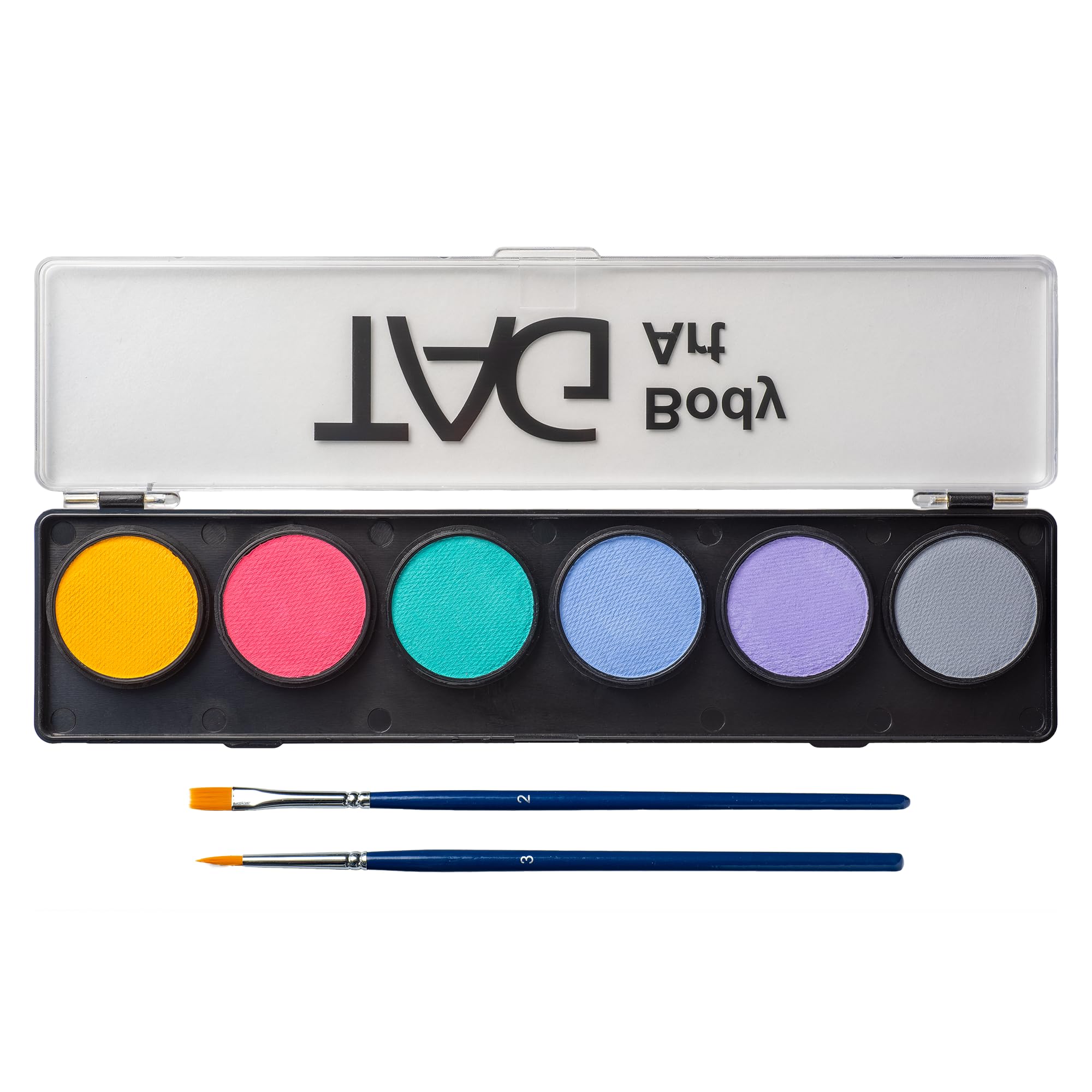 TAG Professional Face & Body Paint Pastel Palette – 6x10g (Non-Toxic)