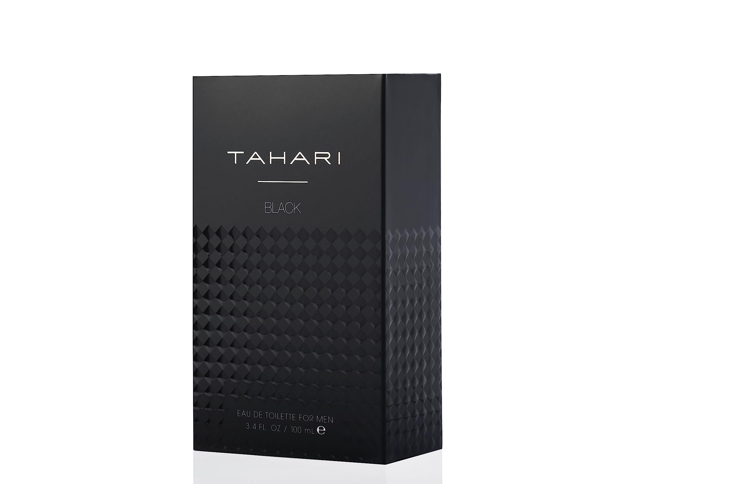 TAHARI Black Eau de Toilette for Men – Long-Lasting Rum, Leather & Tobacco Scent (3.4 fl oz)