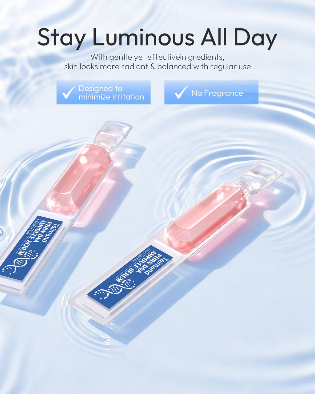 Taimand Salmon DNA PDRN Serum – 99% PDRN Ampoule for Radiant Hydration