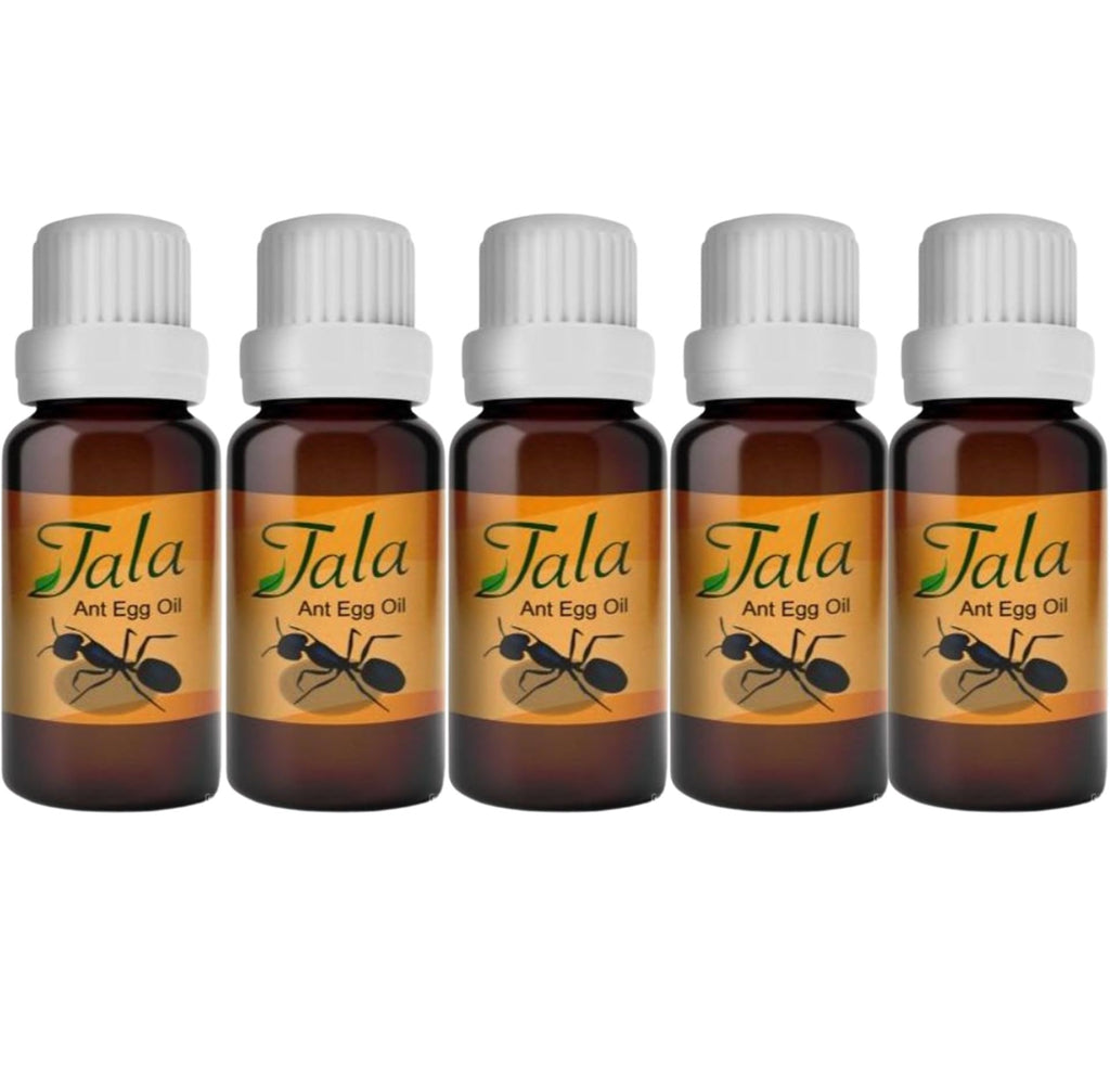 Tala ANT EGG OIL 20ml – Natural Organic Hair Removal, Reduction, Pack of 5