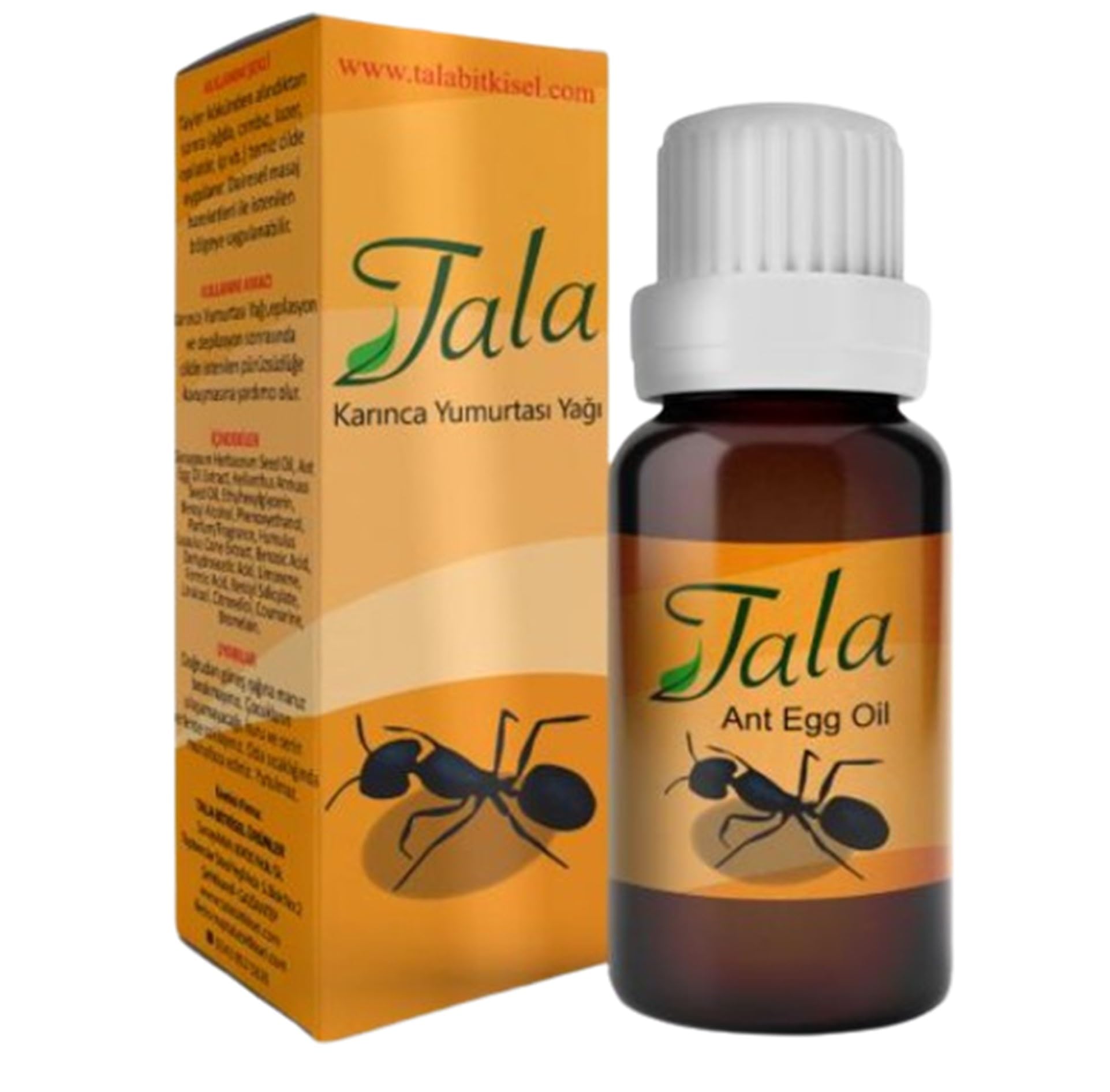 Tala ANT EGG OIL 20ml – Natural Organic Hair Removal, Reduction, Pack of 5