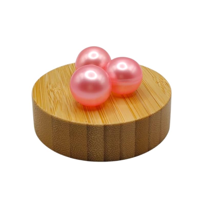 TALAZU Rose Aromatherapy Bath Beads – Moisturizing Coconut Oil Bath Pearls (25 Count)