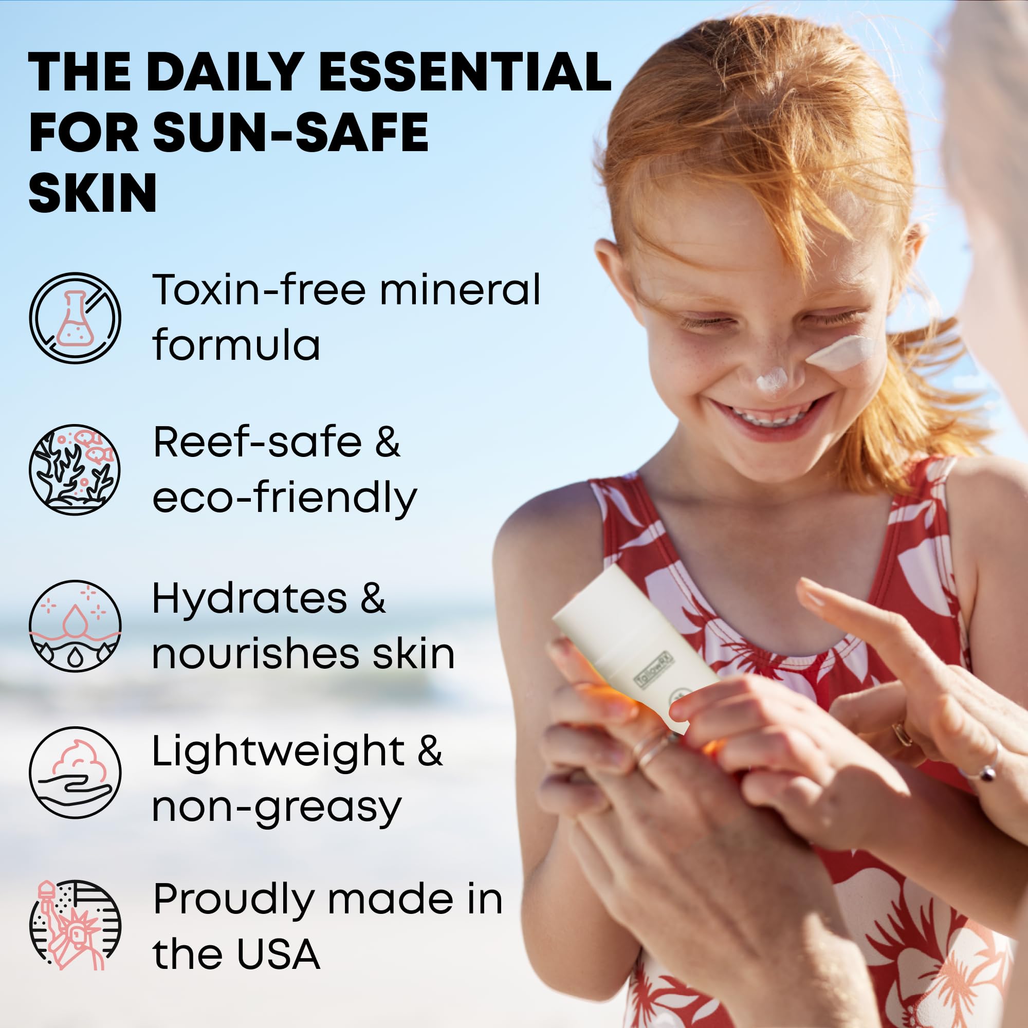 TALLOWRX SPF 25 Mineral Sunscreen – Reef-Safe, Non-Nano Zinc Oxide, Red Raspberry & Vitamin E | 3.4 oz