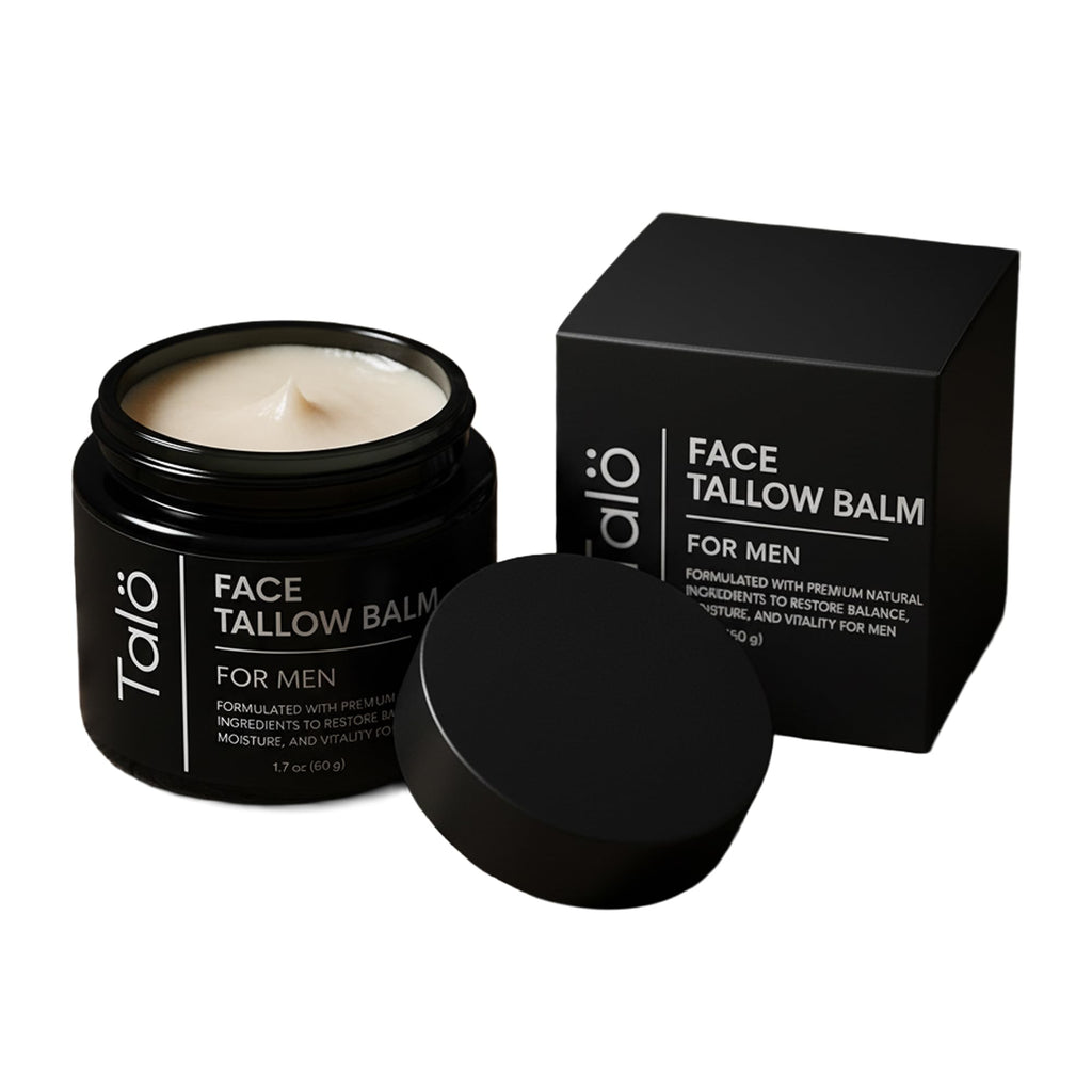 TALÖ Beef Tallow Moisturizer for Men | 100% Natural Grass-Fed Tallow, No Fillers