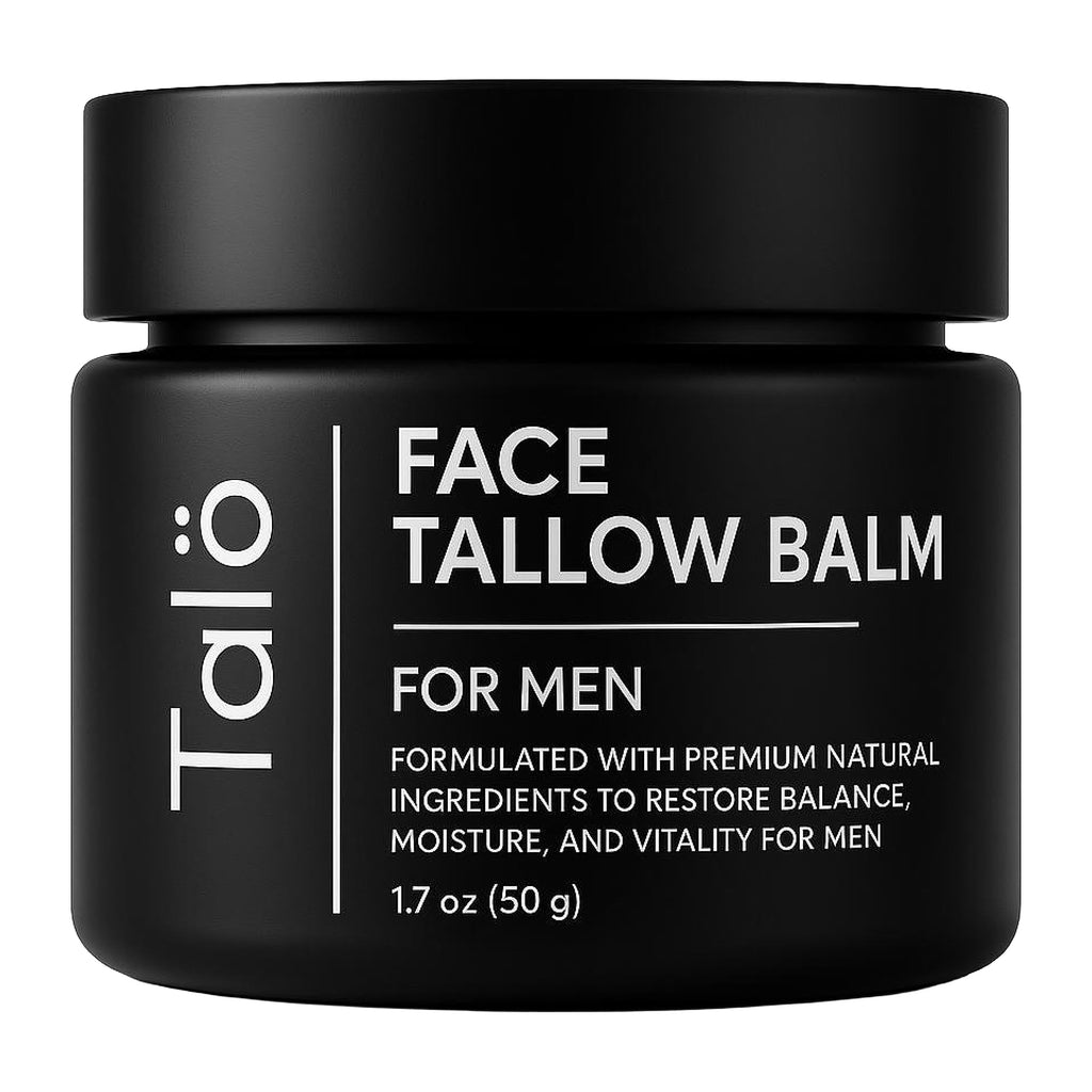 TALÖ Beef Tallow Moisturizer for Men | 100% Natural Grass-Fed Tallow, No Fillers