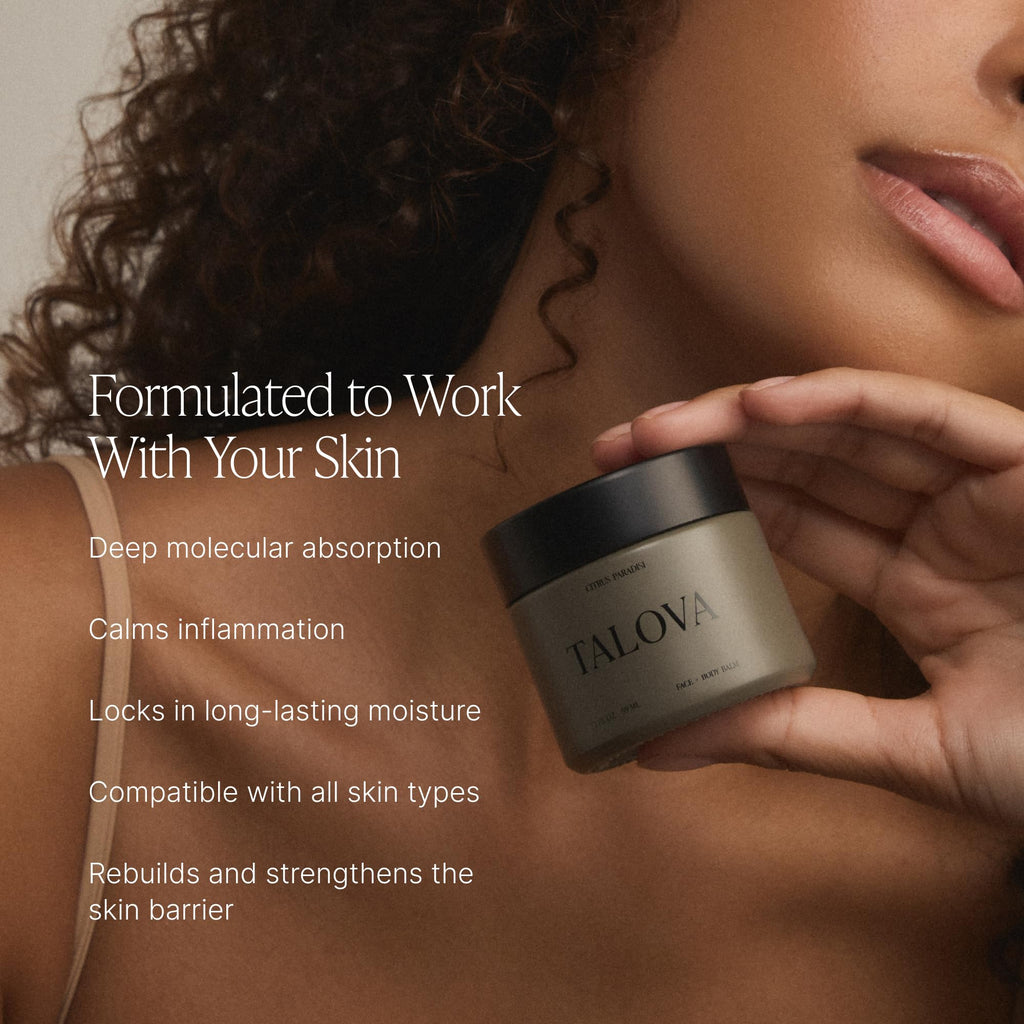 TALOVA Face + Body Balm – Grass-Fed Tallow & Emu Oil Moisturizer | Made in USA