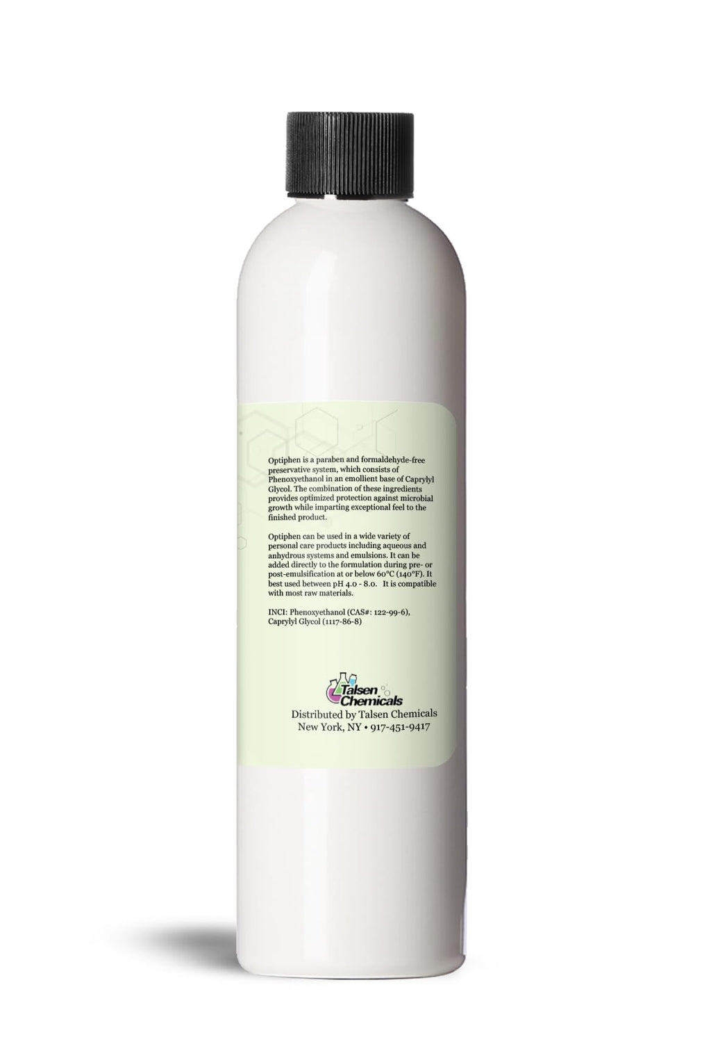 Talsen Chemicals Optiphen Preservative Liquid – Paraben Free, Water-Soluble, Broad Spectrum (8 oz)