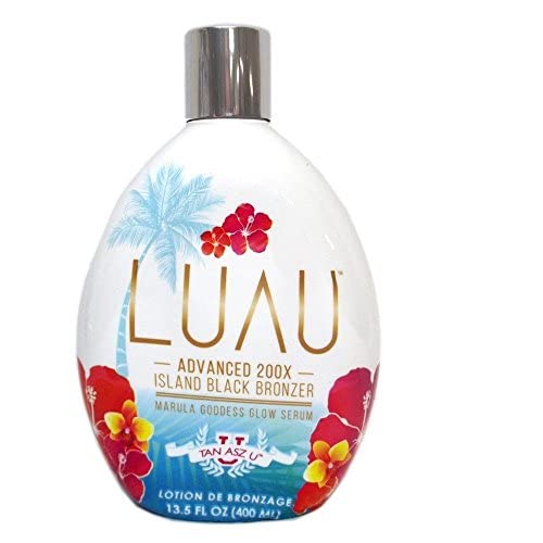 Tan Asz U Luau Advanced 200X Island Black Bronzer – Indoor Tanning Lotion 13.5 fl oz