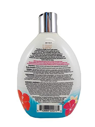 Tan Asz U Luau Advanced 200X Island Black Bronzer – Indoor Tanning Lotion 13.5 fl oz