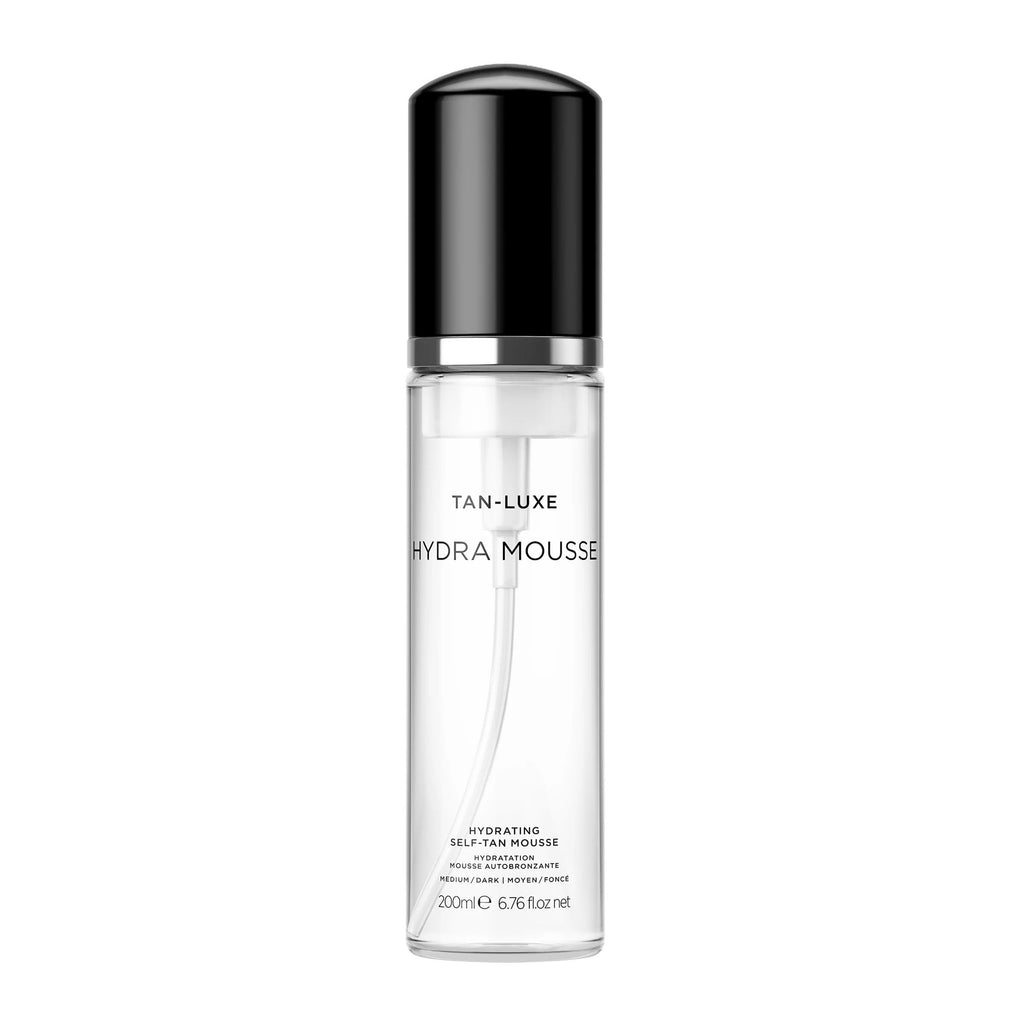 TAN-LUXE Hydra Mousse – Hydrating Self-Tan Mousse, Transfer-Free Body Tanner (6.76 fl oz)