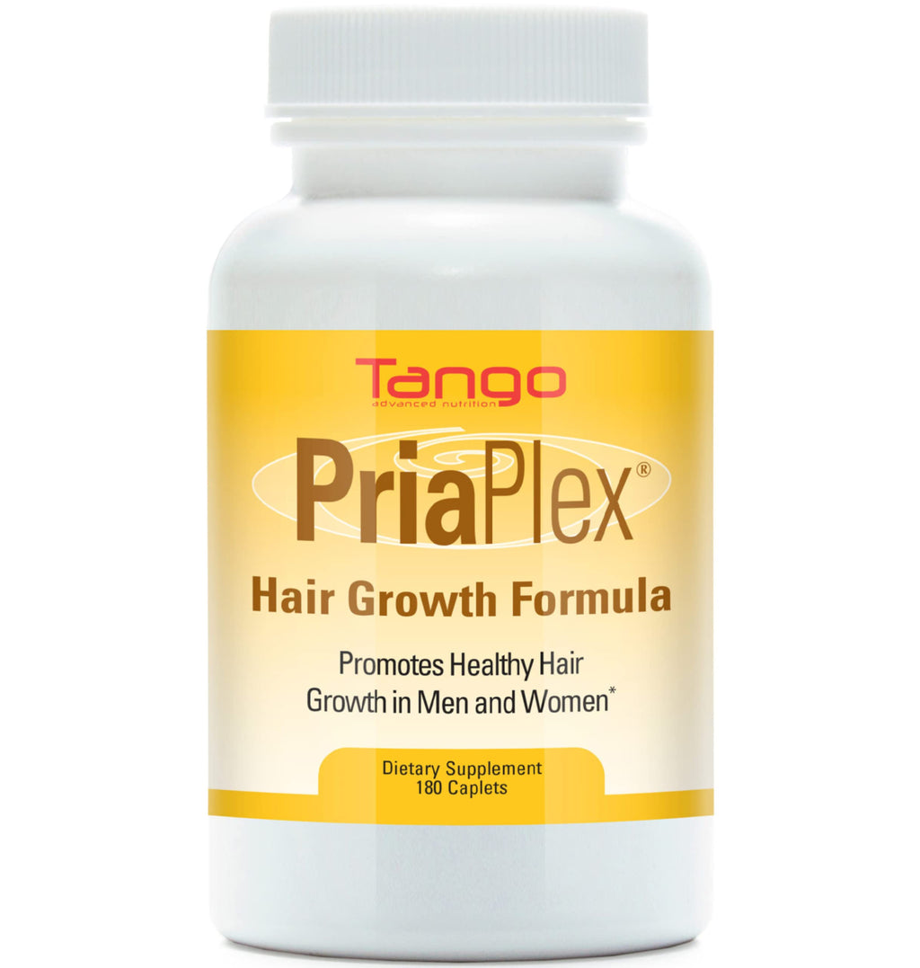 PriaPlex Natural Hair Growth Supplement for Men & Women | Tango, 180 Caplets