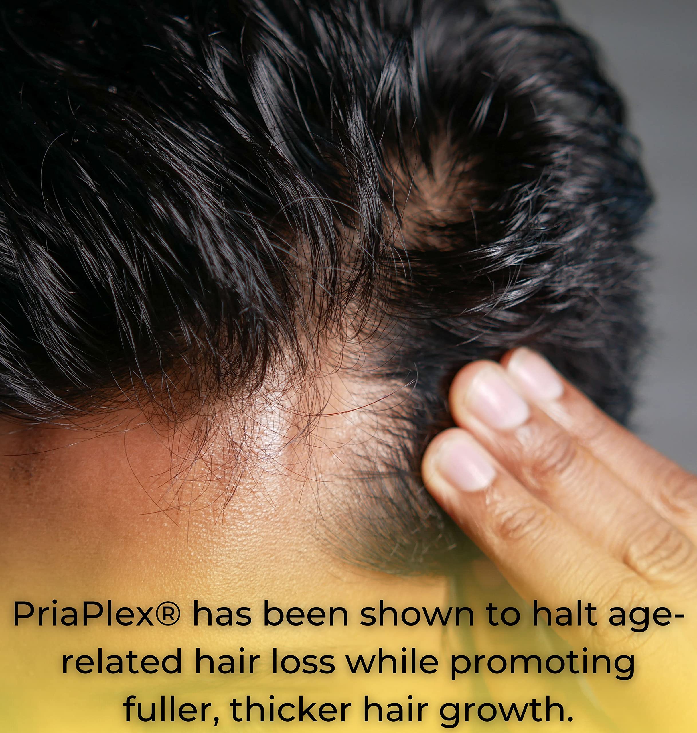 PriaPlex Natural Hair Growth Supplement for Men & Women | Tango, 180 Caplets