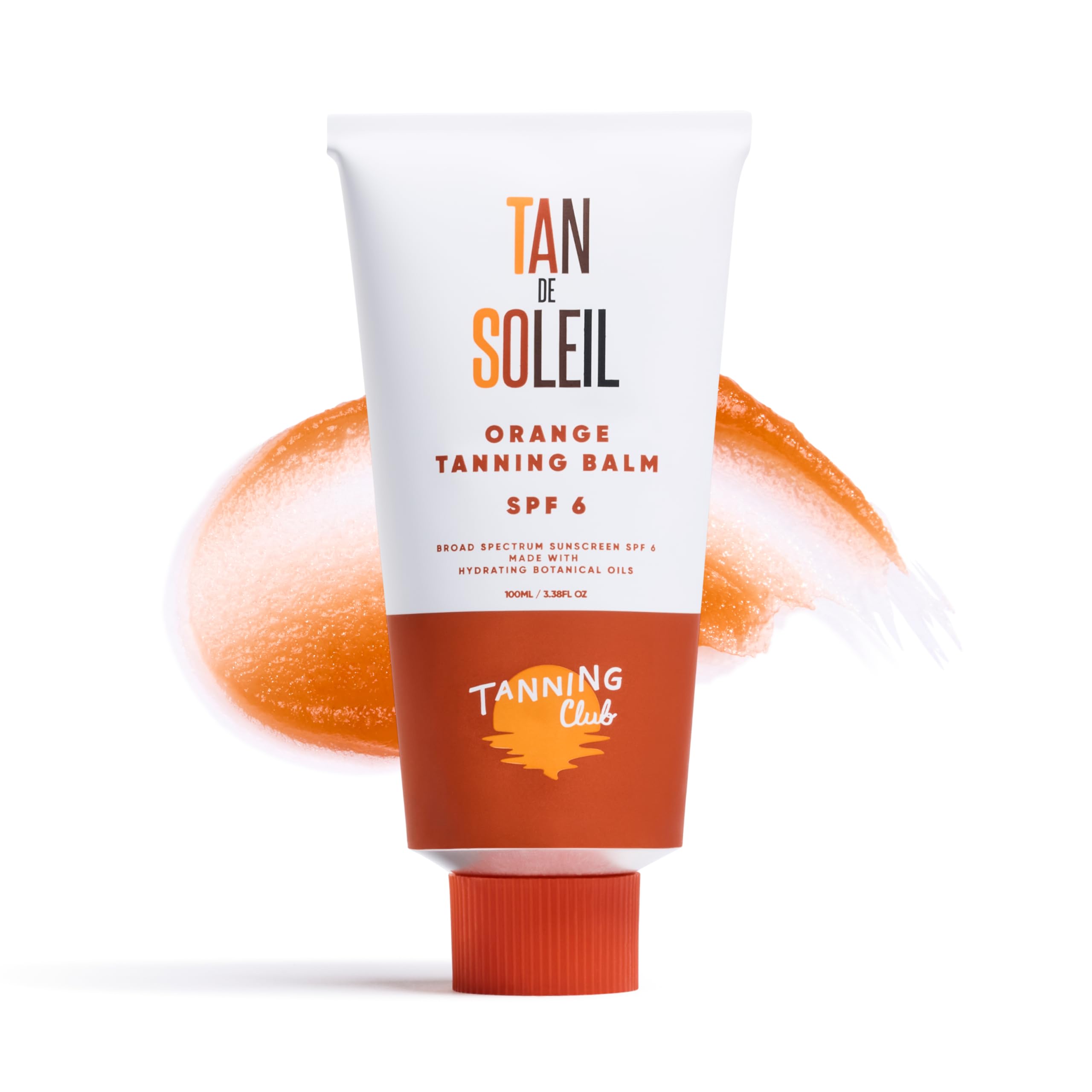 Tanning Club Tan De Soleil Orange Gel SPF 6 – Hydrating Tanning Lotion for a Sun-Kissed Glow – 100ml
