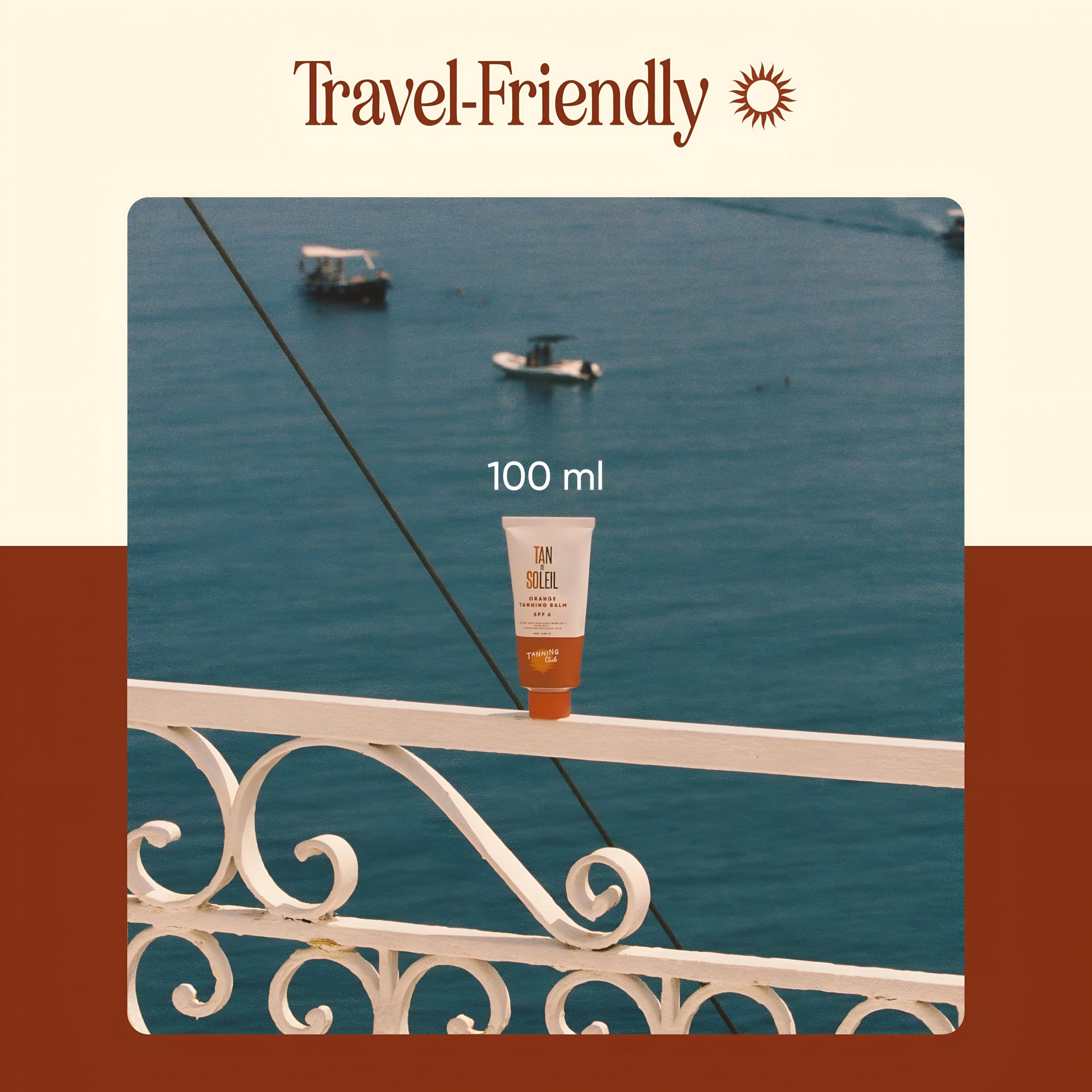 Tanning Club Tan De Soleil Orange Gel SPF 6 – Hydrating Tanning Lotion for a Sun-Kissed Glow – 100ml