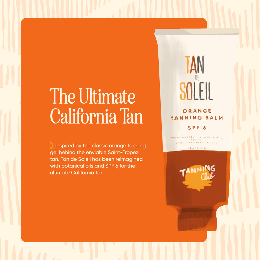 Tanning Club Tan De Soleil Orange Gel SPF 6 – Hydrating Tanning Lotion for a Sun-Kissed Glow – 100ml