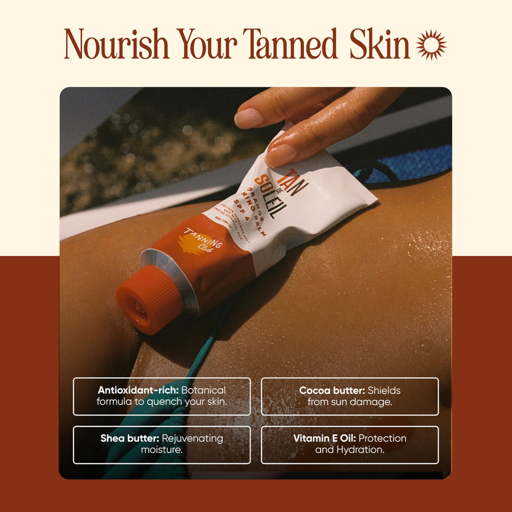 Tanning Club Tan De Soleil Orange Gel SPF 6 – Hydrating Tanning Lotion for a Sun-Kissed Glow – 100ml