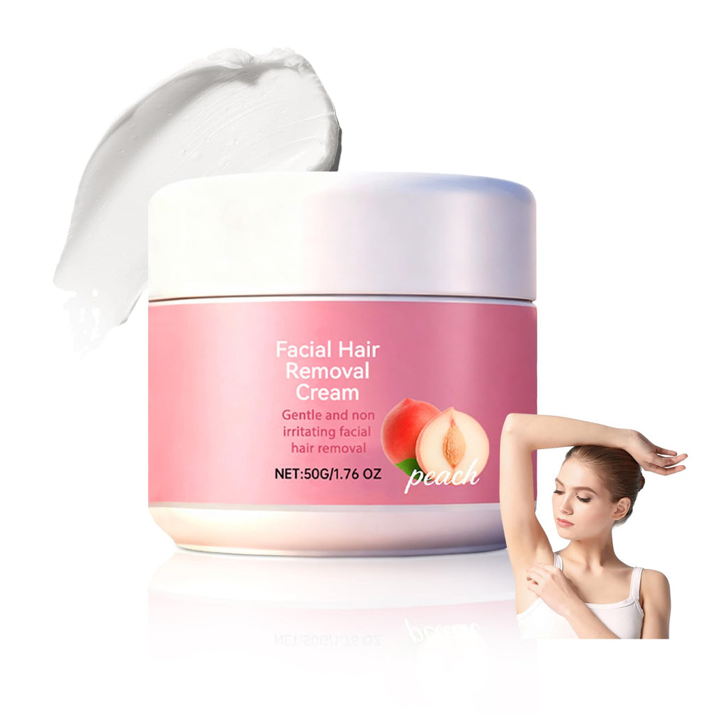 Tardiy Facial Hair Remover Cream – Peach, Gentle & Fast-Acting for Face & Lip | Smooth Skin