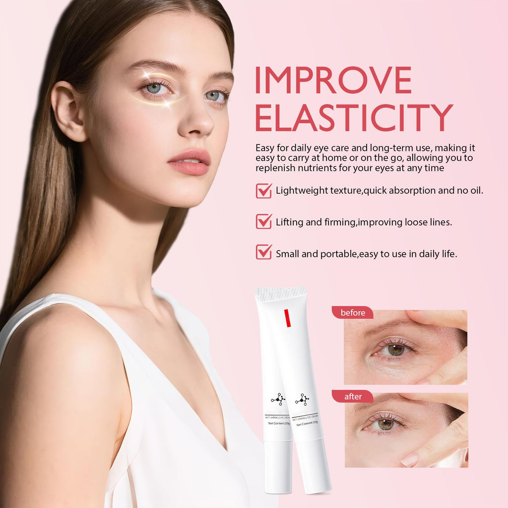 tardiy Real-Eyez-Ation Tinted Firming Eye Gel – Instant Lift, Hydration, 2 x 1oz