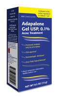 TARO Adapalene 0.1% USP Gel – Paraben-Free Acne Treatment for Sensitive Skin (Prescription-Strength)