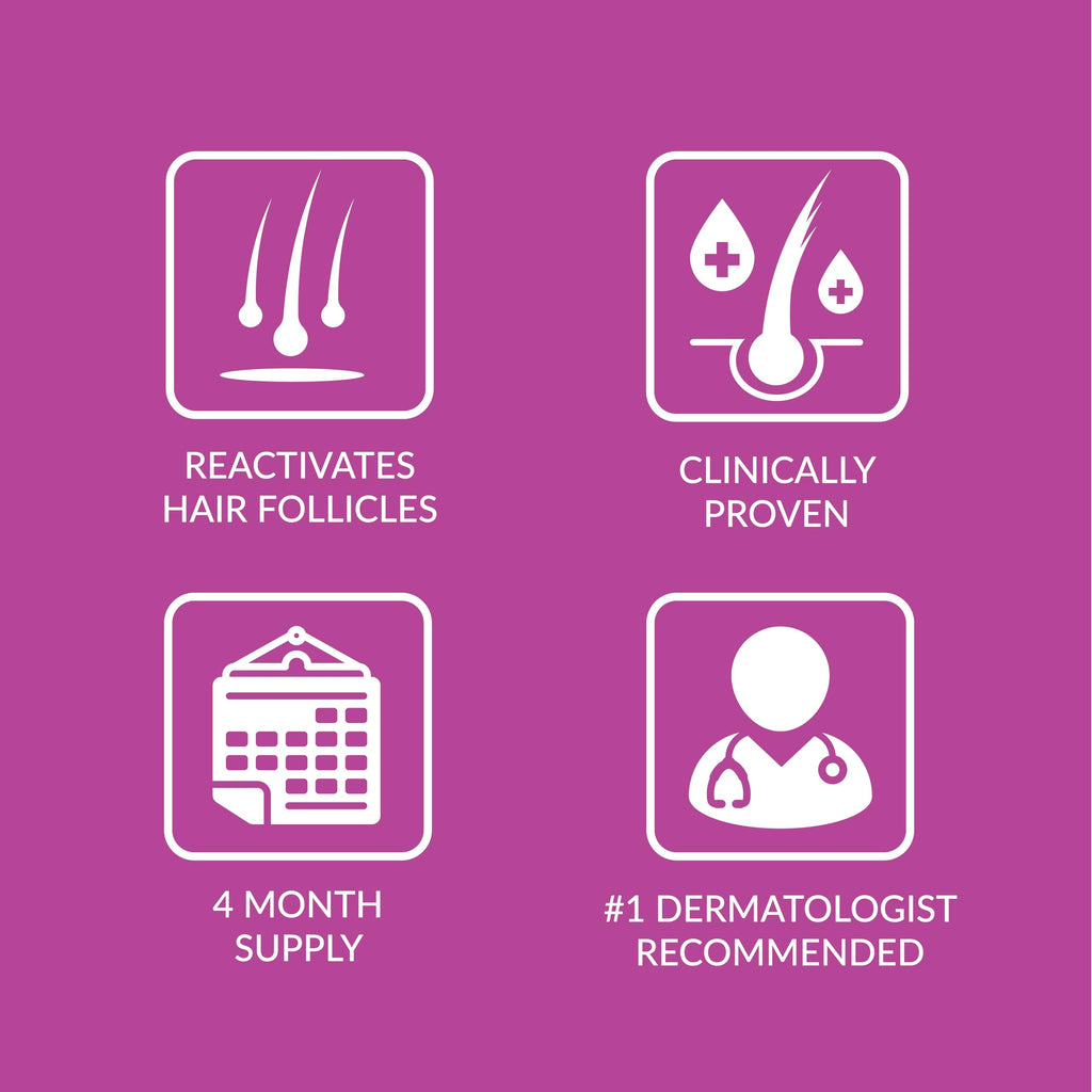 TARO Minoxidil 5% Foam for Women — 2.11 oz, 4-Month Supply