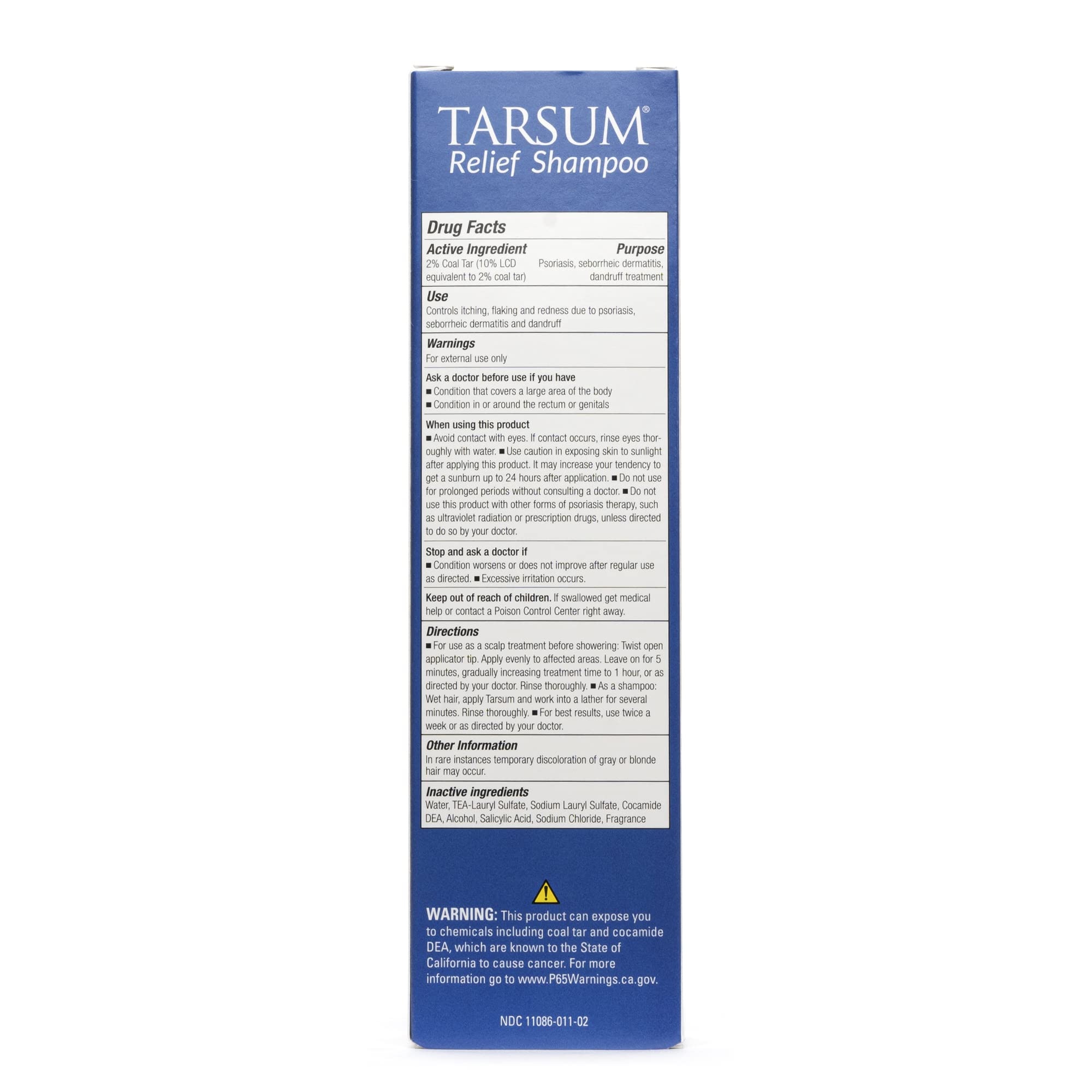 Tarsum Extra Strength Psoriasis Shampoo — Coal Tar Scalp Care for Dandruff, Eczema & Seborrheic Dermatitis (8 oz)