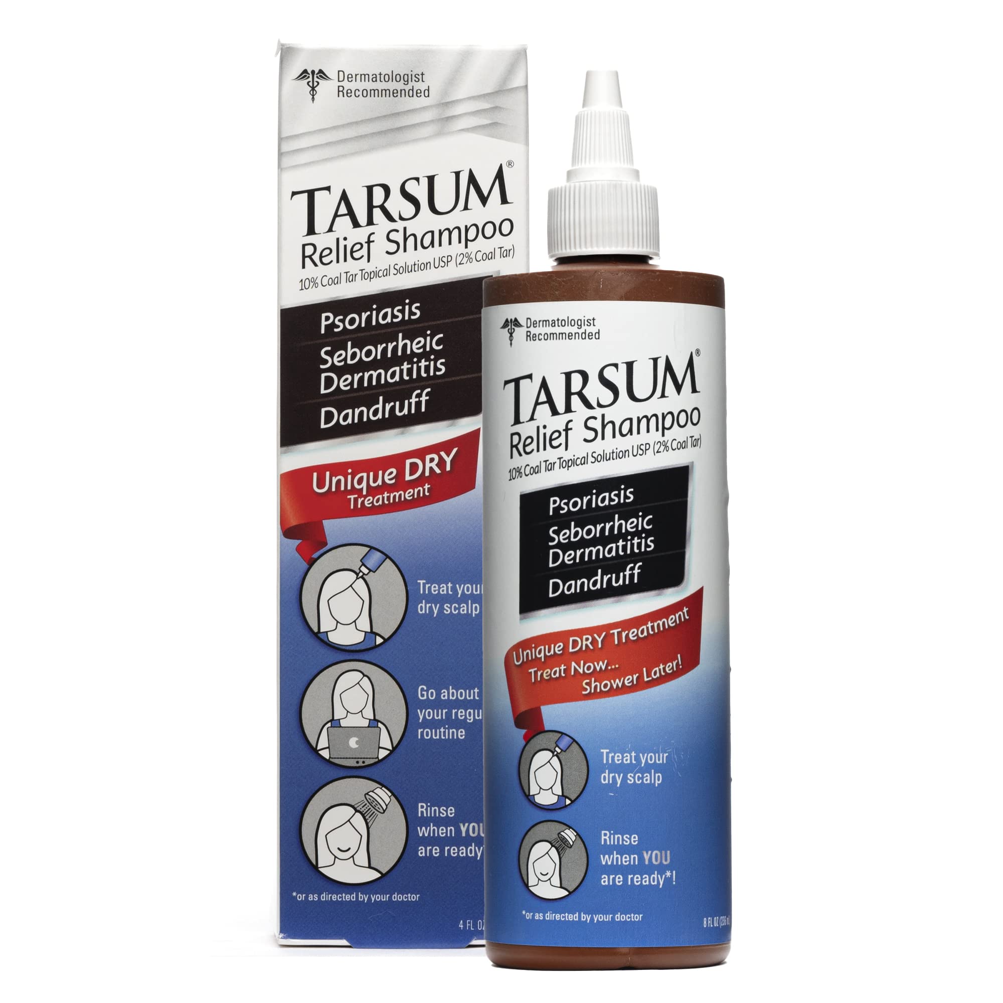 Tarsum Extra Strength Psoriasis Shampoo – Coal Tar Scalp Care for Flaky, Itchy Scalp (4 oz)