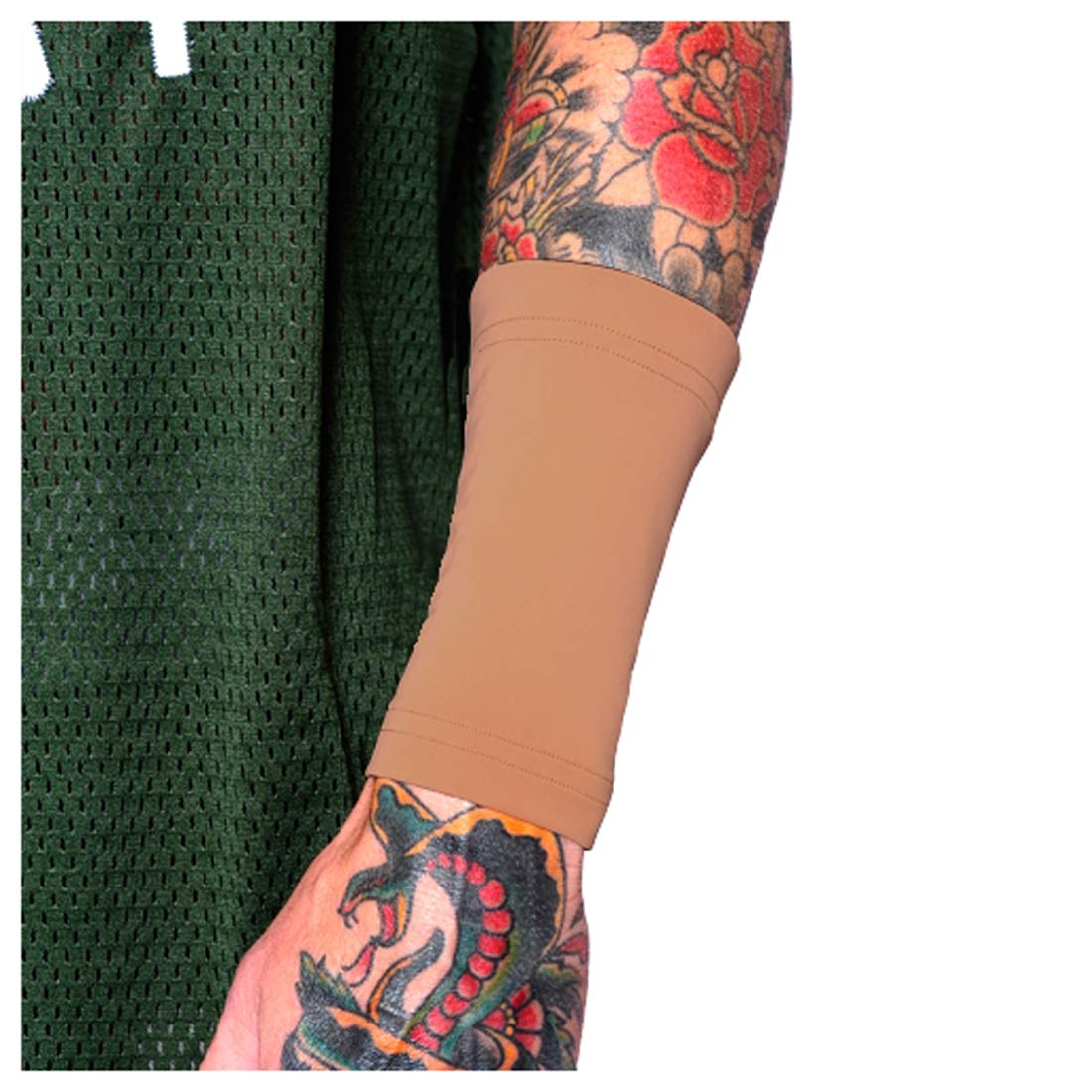 Tat2X Ink Armor Forearm 6 Inch Tattoo Cover Sleeve – Suntan, USA Made