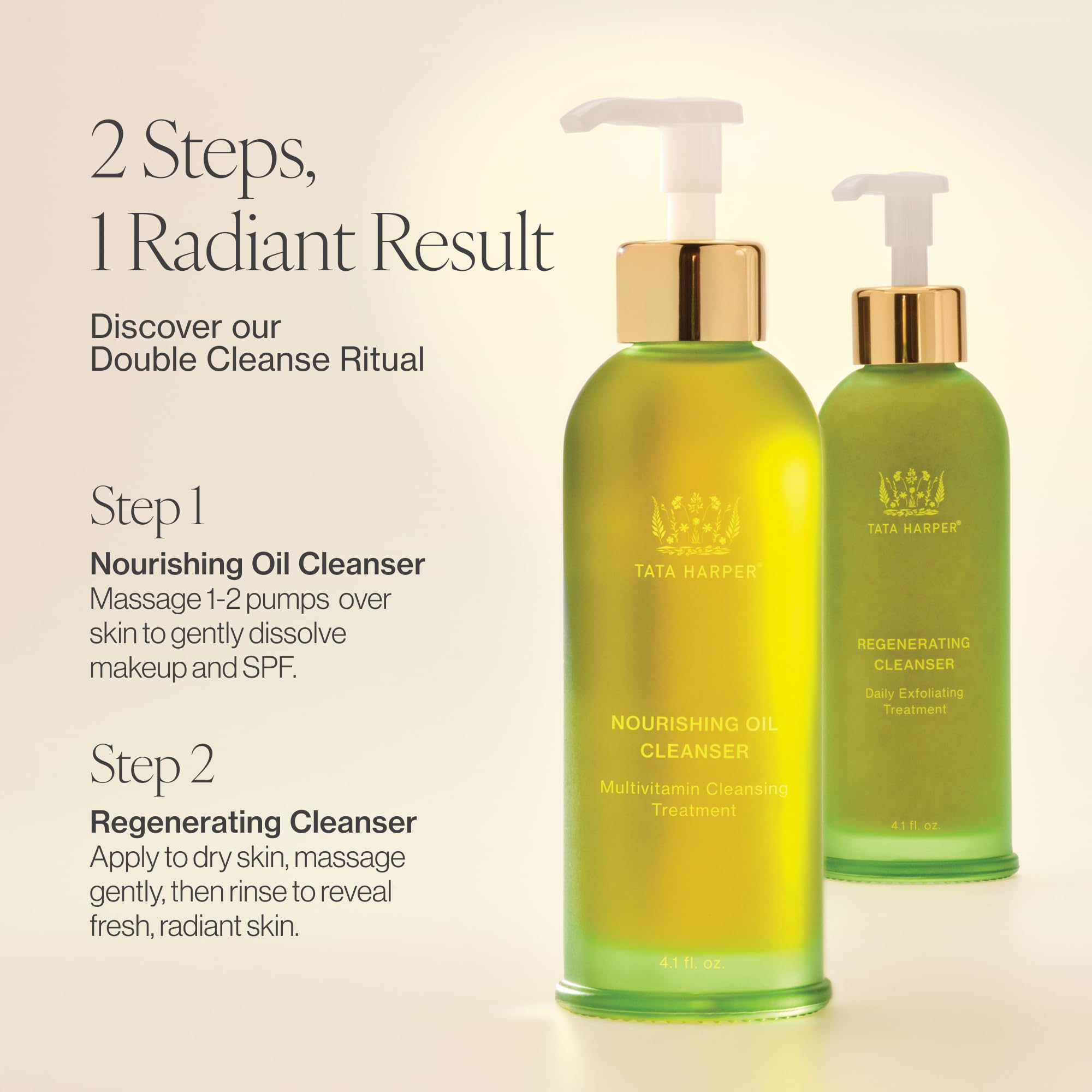 Tata Harper Nourishing Oil Cleanser – Gentle Makeup Remover, Cleansing Oil (125ml)
