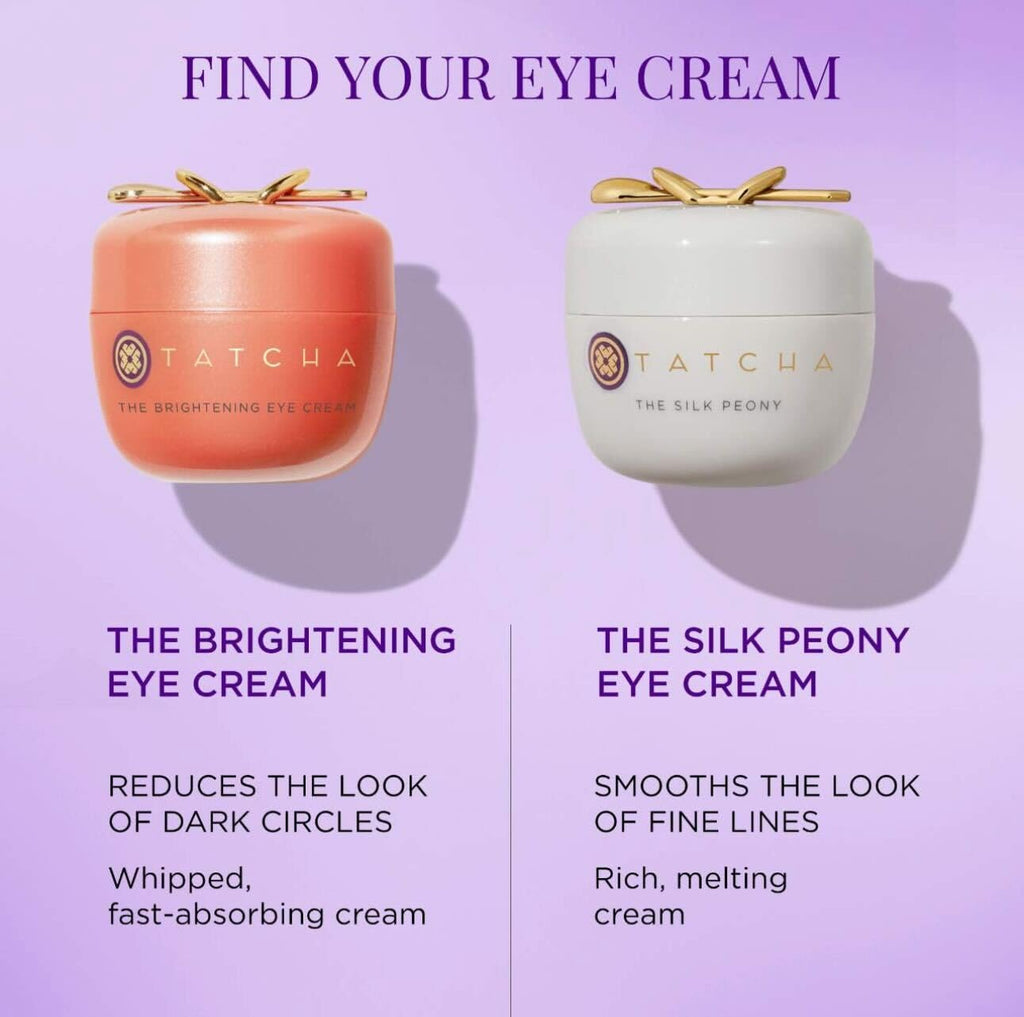 TATCHA The Brightening Eye Cream | Brightening & Dark Circle Reduction with Vitamin C for Bright, Firm Under-Eyes, 15 ml / 0.5 fl oz