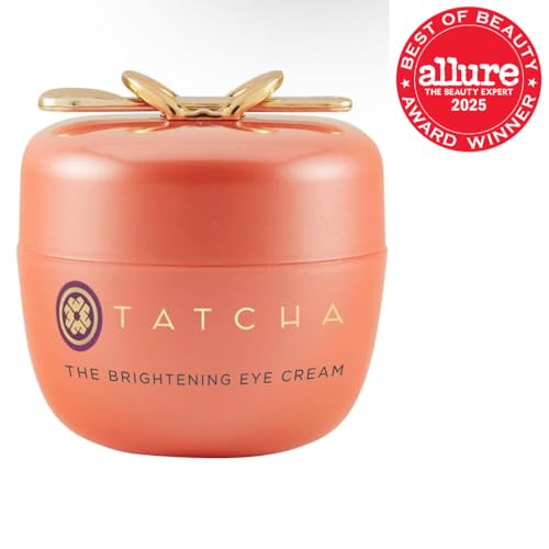 TATCHA The Brightening Eye Cream | Brightening & Dark Circle Reduction with Vitamin C for Bright, Firm Under-Eyes, 15 ml / 0.5 fl oz