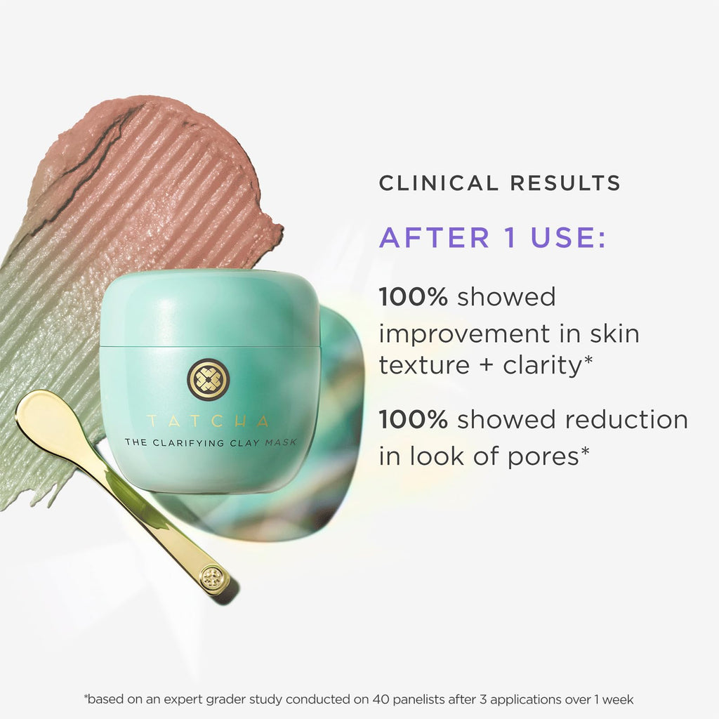 TATCHA The Clarifying Clay Mask | Warming Pore-Purifying Exfoliator, 50 ml