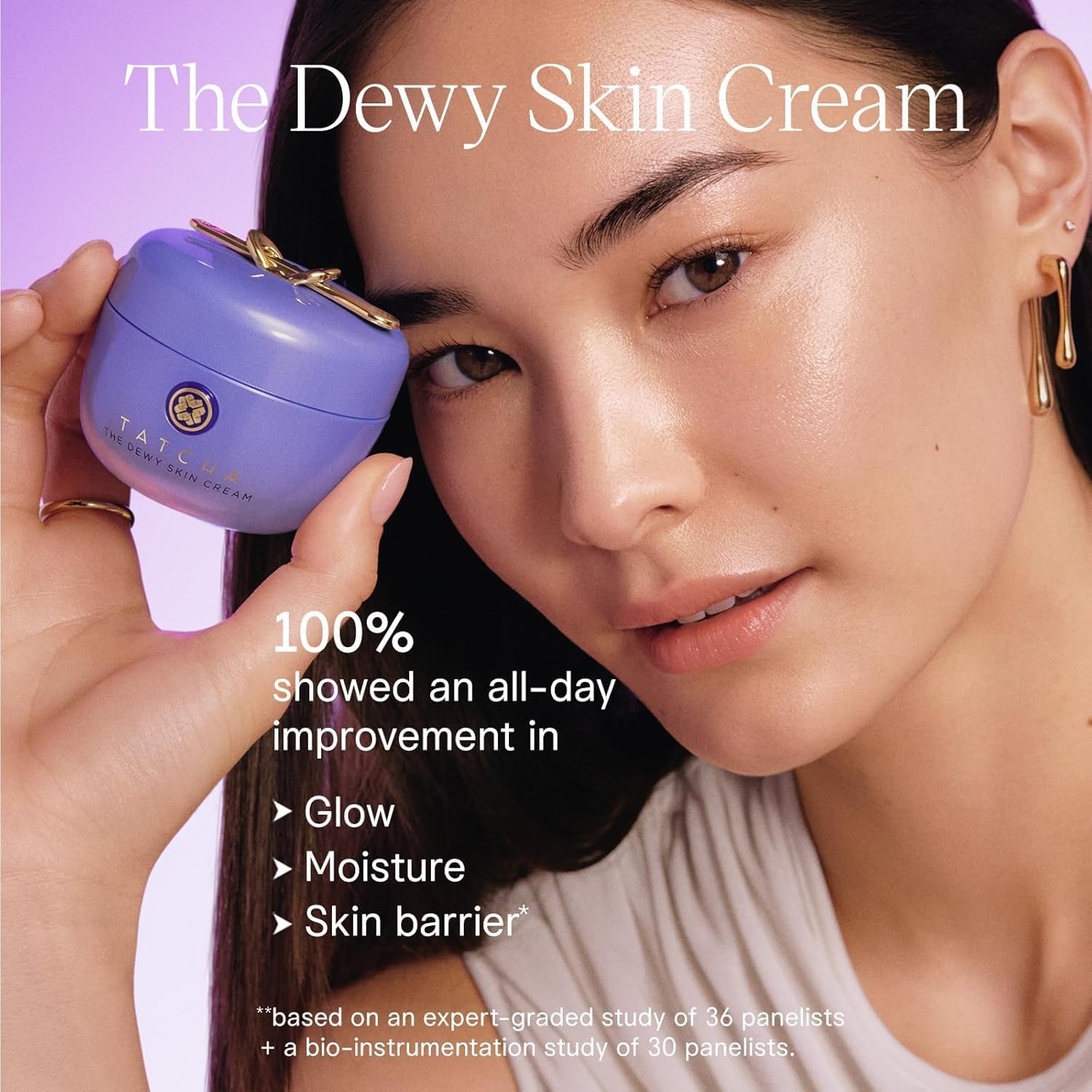 TATCHA The Dewy Skin Cream Jumbo | Rich, Plumping Moisturizer for Dry Skin