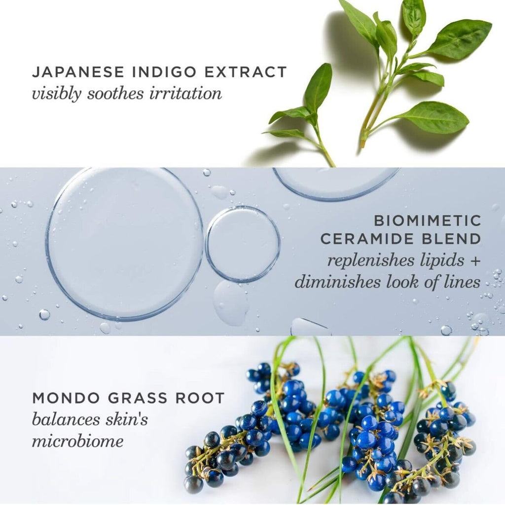 TATCHA Indigo Overnight Repair – Fragrance-Free Night Cream & Serum Treatment, 50 ml / 1.7 oz