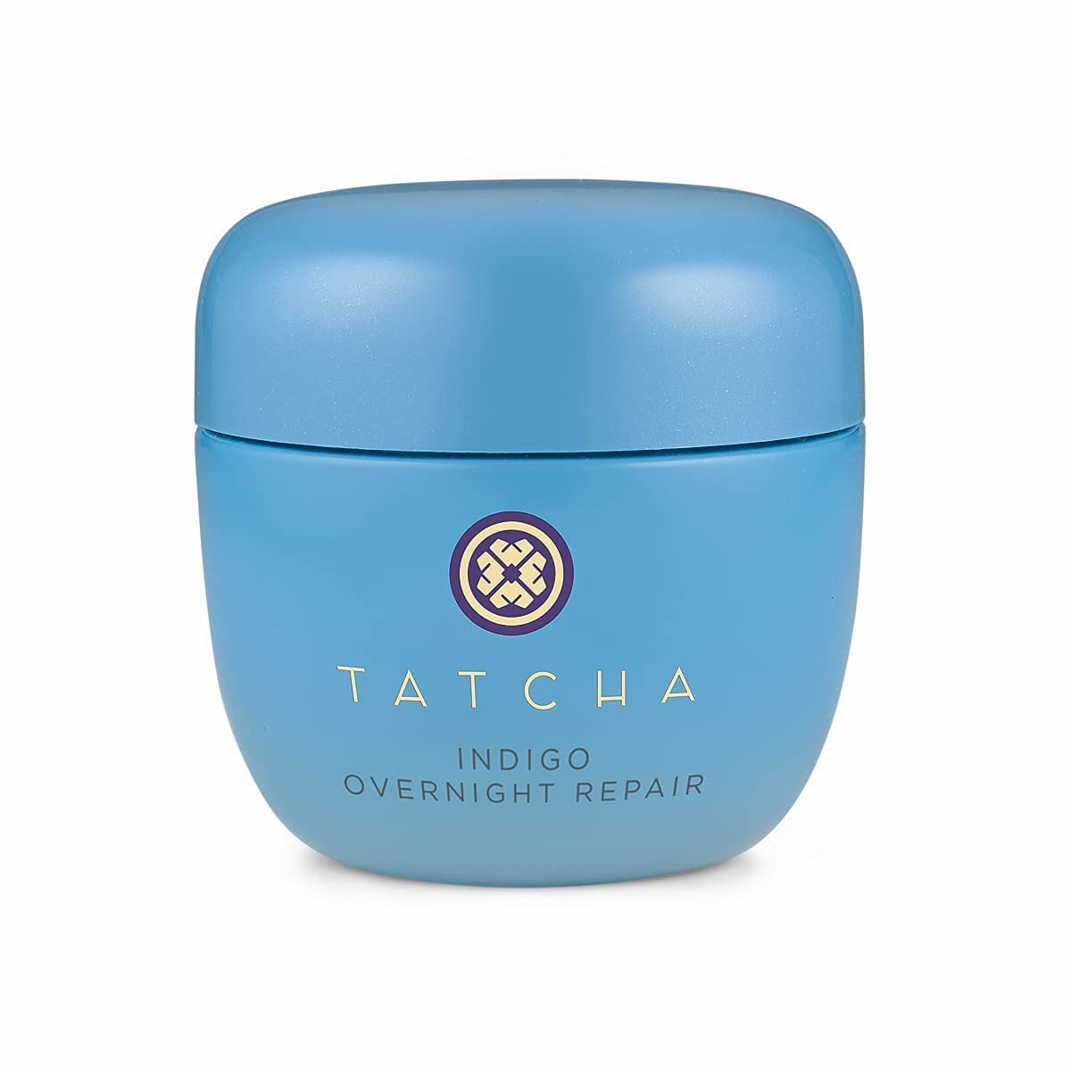 TATCHA Indigo Overnight Repair – Fragrance-Free Night Cream & Serum Treatment, 50 ml / 1.7 oz