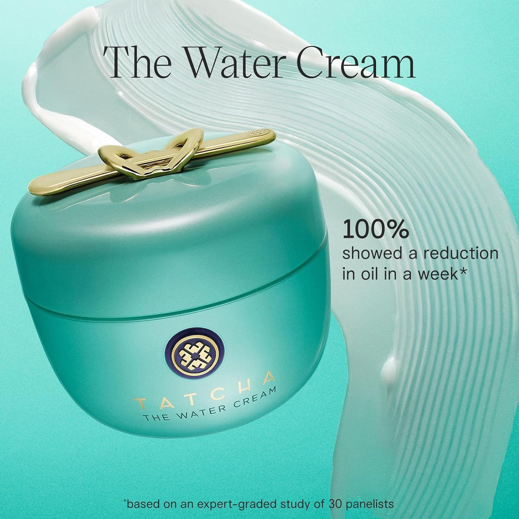 TATCHA The Jumbo Water Cream | Oil-Free Hydration & Pore Refining Moisturizer 75 ml