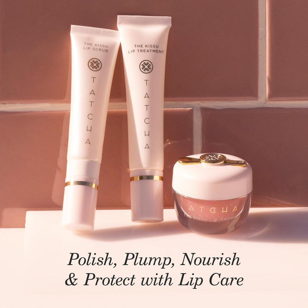 TATCHA Sealed with a Kissu Set | Lip Scrub, Lip Treatment & Lip Mask Gift Set