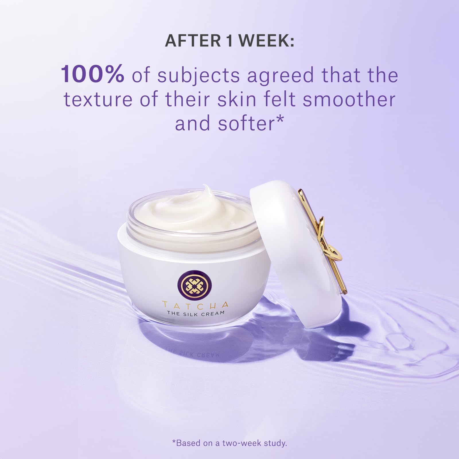 TATCHA Silk Cream Travel Size | Mini Hydrating Silk-Cream for Dry & Aging Skin | 15 ml