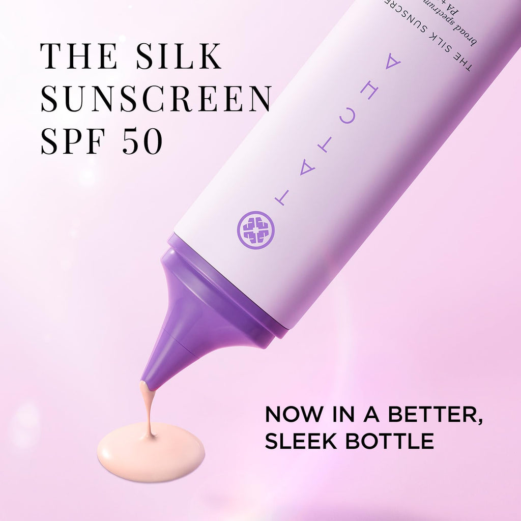 The Silk Sunscreen SPF 50 PA++++ | Weightless Hydrating Mineral Sunscreen – 50 ml | TATCHA