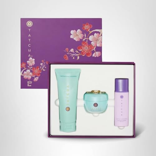 TATCHA The Pure Pores Set | Matcha Cleanse, Water Cream & Silk Sunscreen with Clarifying Japanese Ingredients