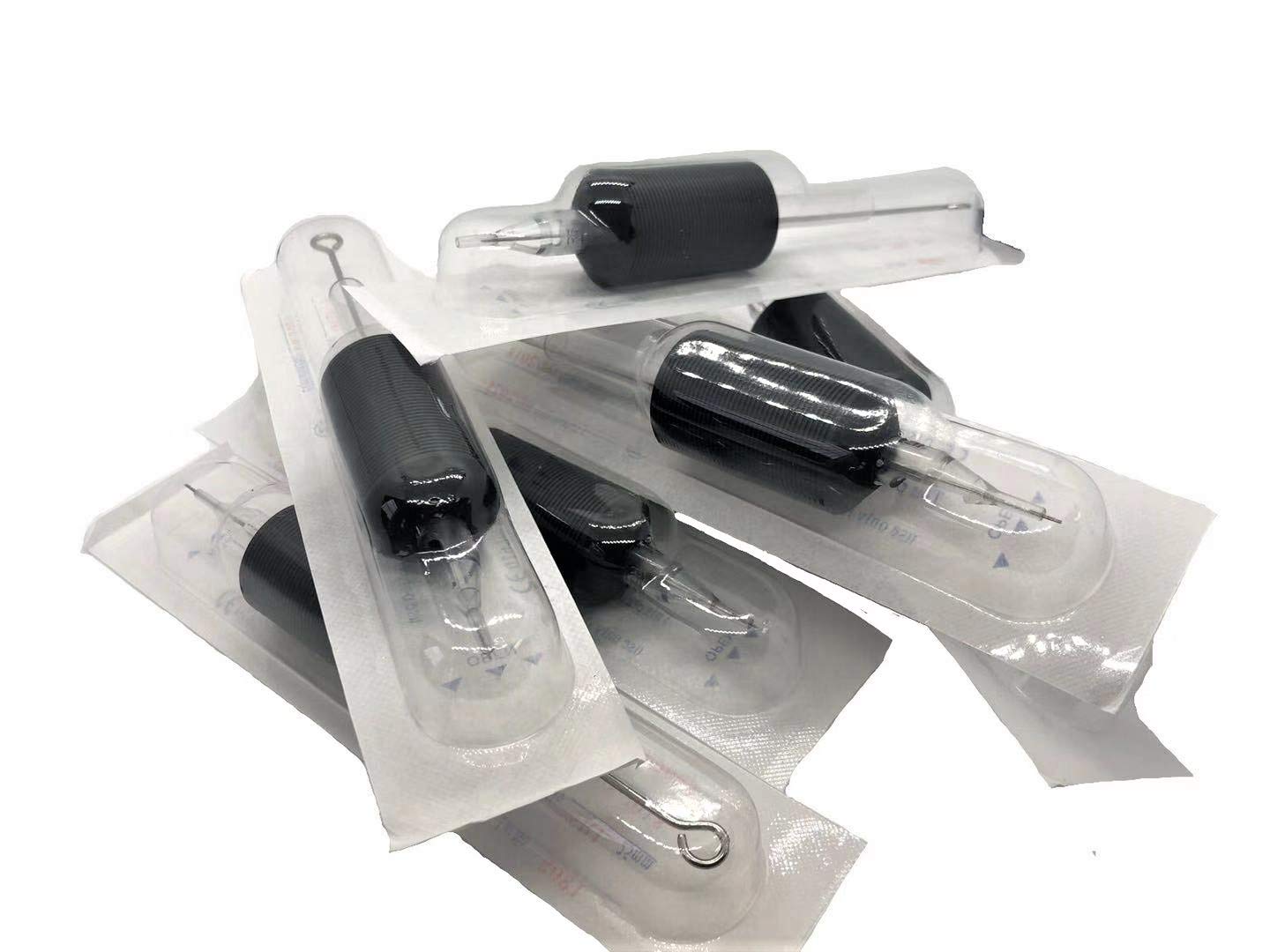 Tatmax International 20Pcs 1 Inch Tattoo Needle & Tube Combo – 5M1 7M1 9M1 11M1 13M1 15M1