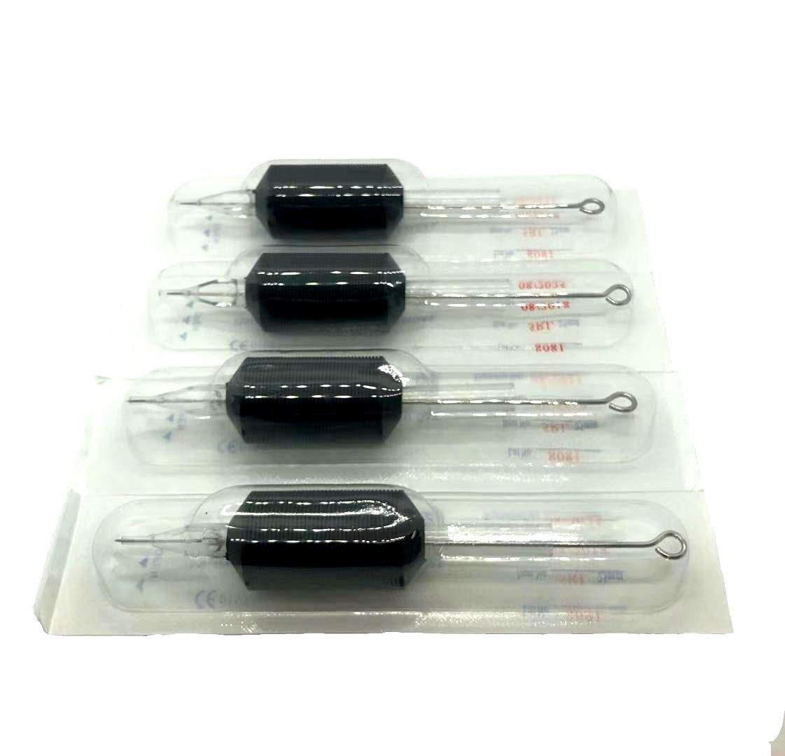 Tatmax International 20Pcs 1 Inch Tattoo Needle & Tube Combo – 5M1 7M1 9M1 11M1 13M1 15M1