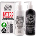 Tattoo Care Tattoo Aftercare Kit – Cream & Soap for Healing, Protecting, and Brightening Tattoos | Cruelty-Free, 6.7 fl oz Each
