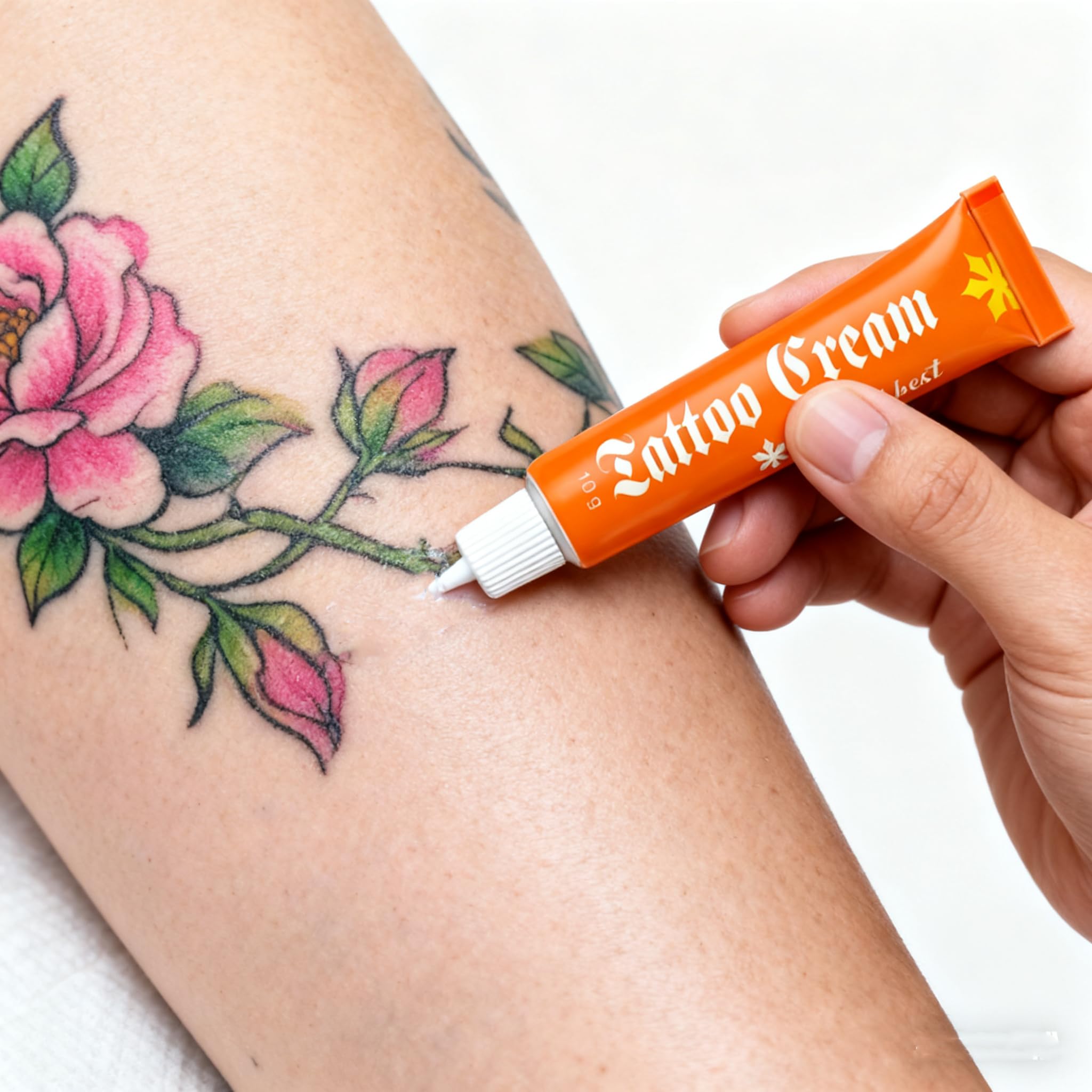 Tattoo Cream – Soothes New Tattoos, Revitalizes Older Ink, 100% Vegan, No Petroleum (2 pcs)