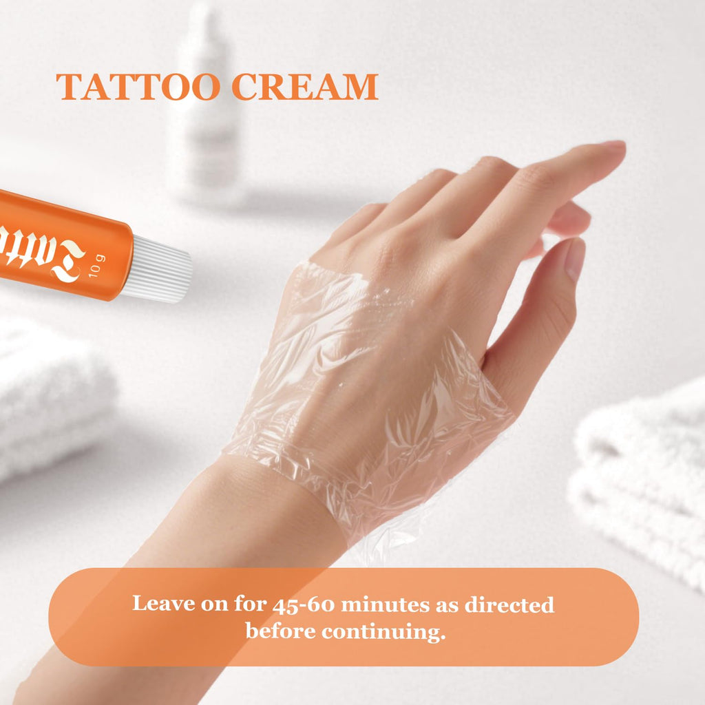 Tattoo Cream – Soothes New Tattoos, Revitalizes Older Ink, 100% Vegan, No Petroleum (2 pcs)