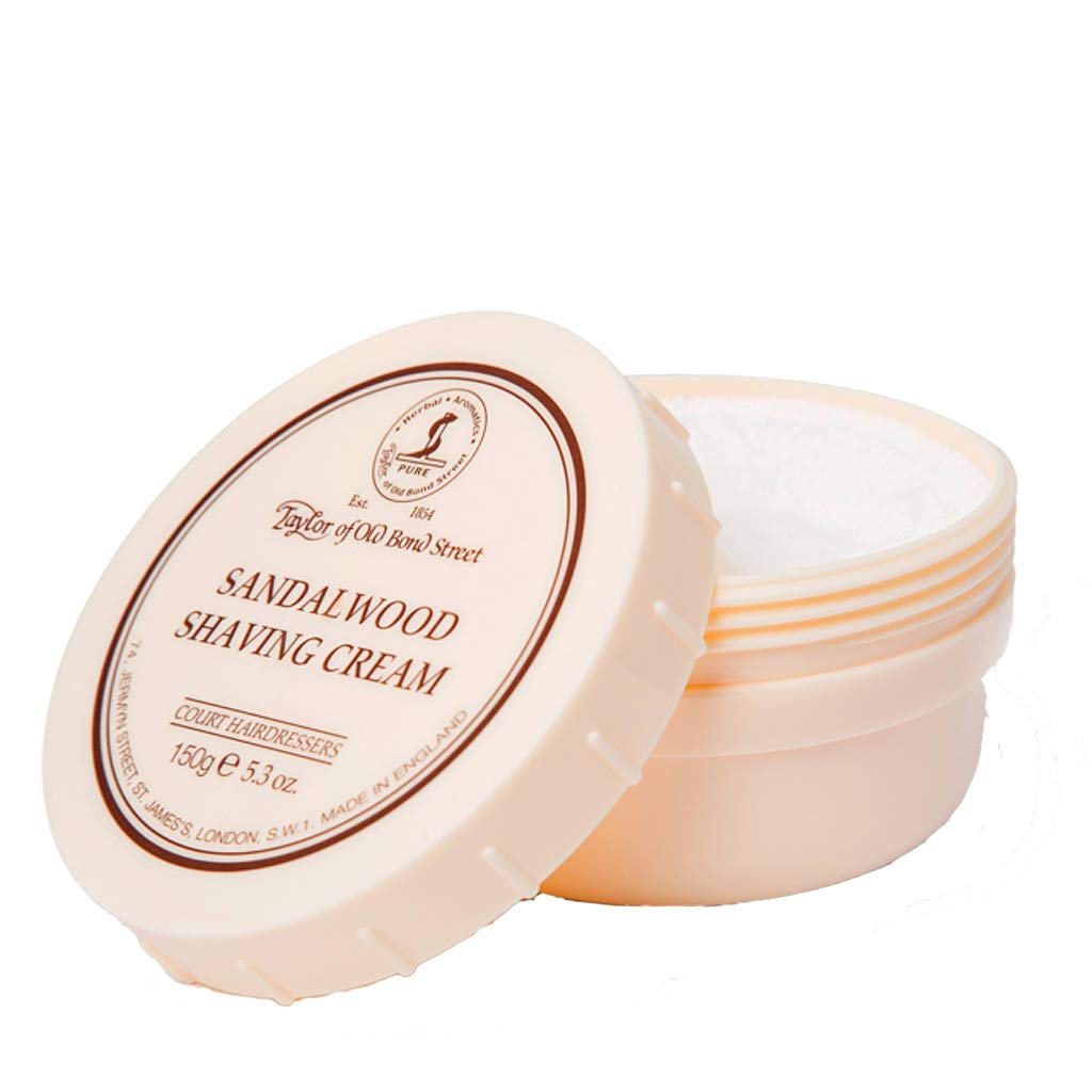 Taylor of Old Bond Street Sandalwood Shaving Bowl – 5.3oz, 3-Pack