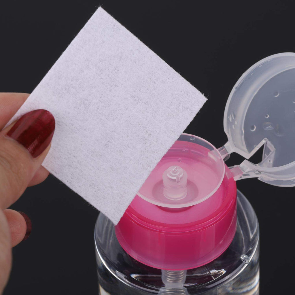 Tbestmax 960 Pcs Lint Free Nail Wipes with Pump Bottle Dispenser & Cuticle Pusher